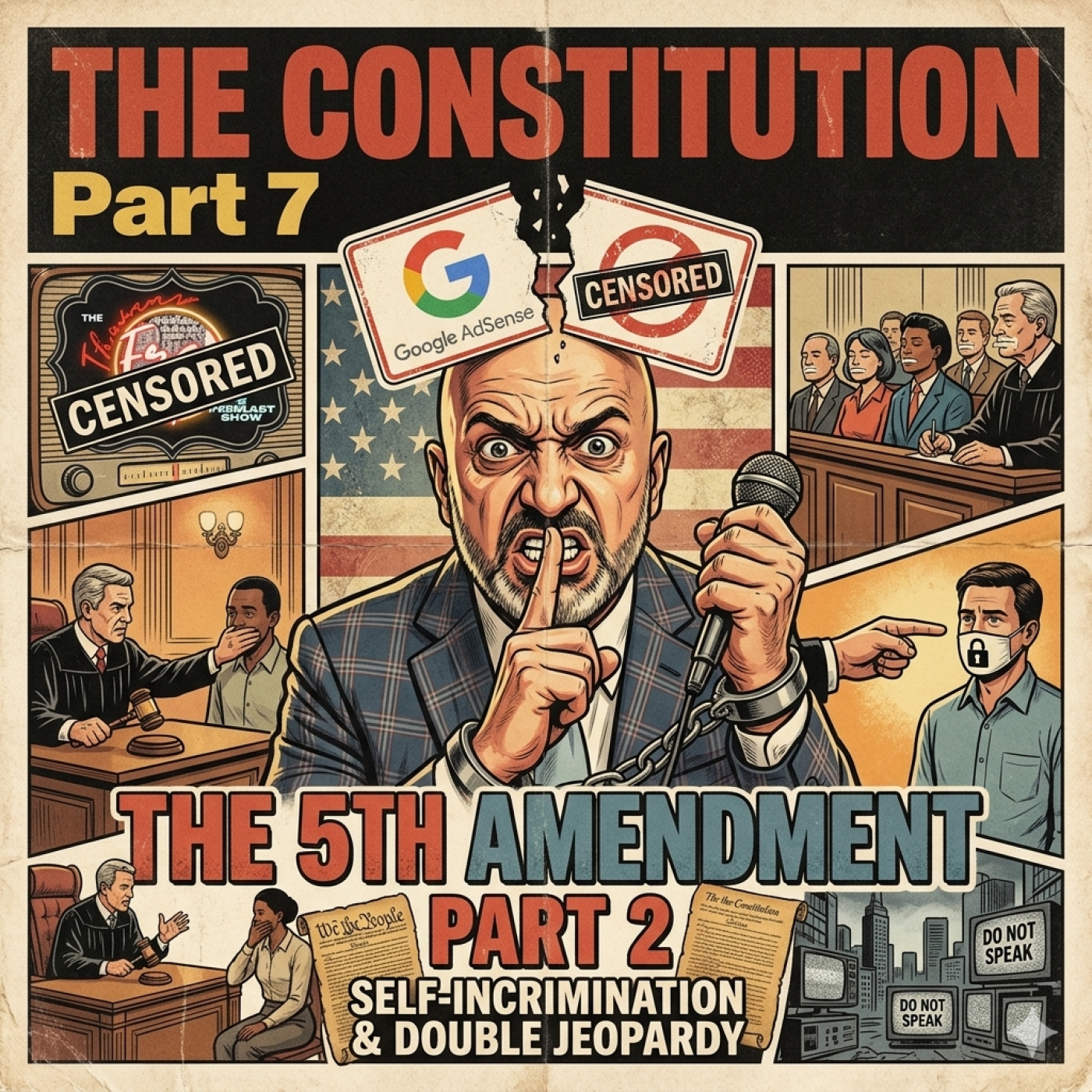 The Constitution Part 7: The 5th Amendment Part 2: Self-Incrimination and Double Jeopardy episode artwork