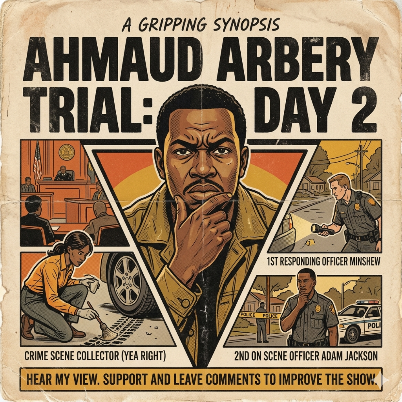 Ahmaud Arbery Trial Day 2 episode artwork