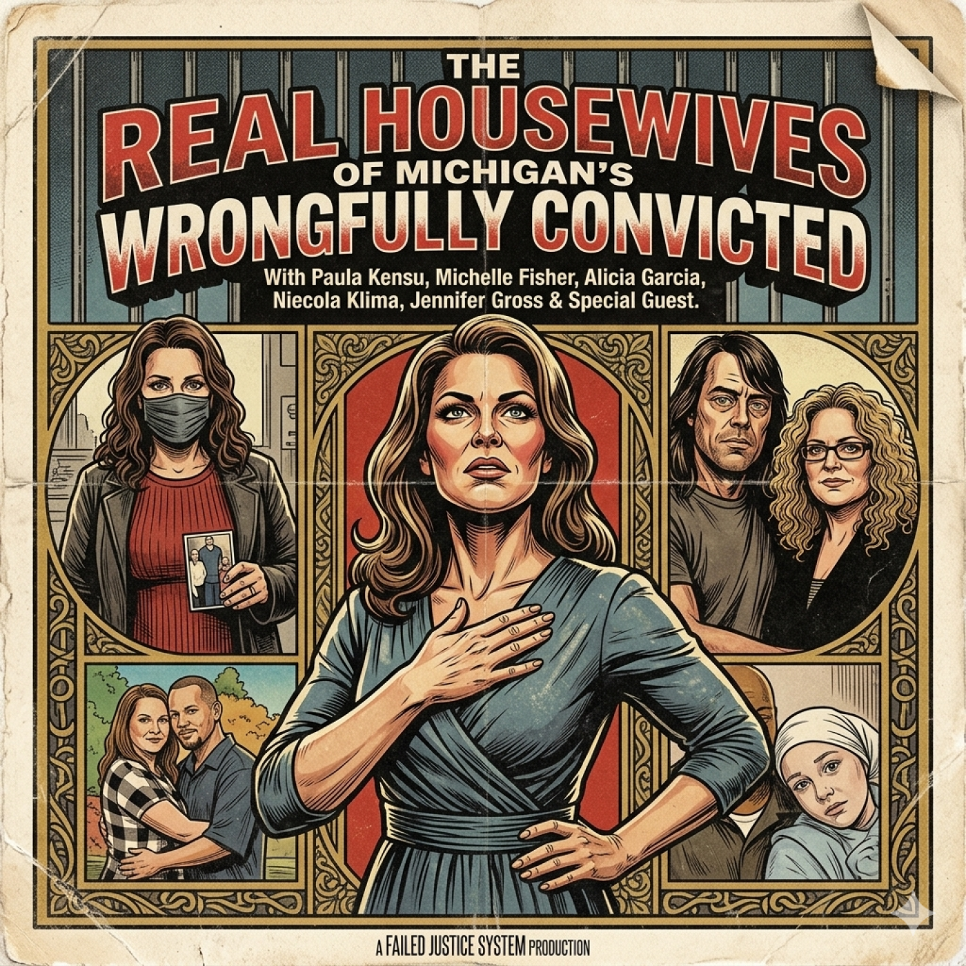 The Real Housewives of Michigan's wrongfully convicted episode artwork
