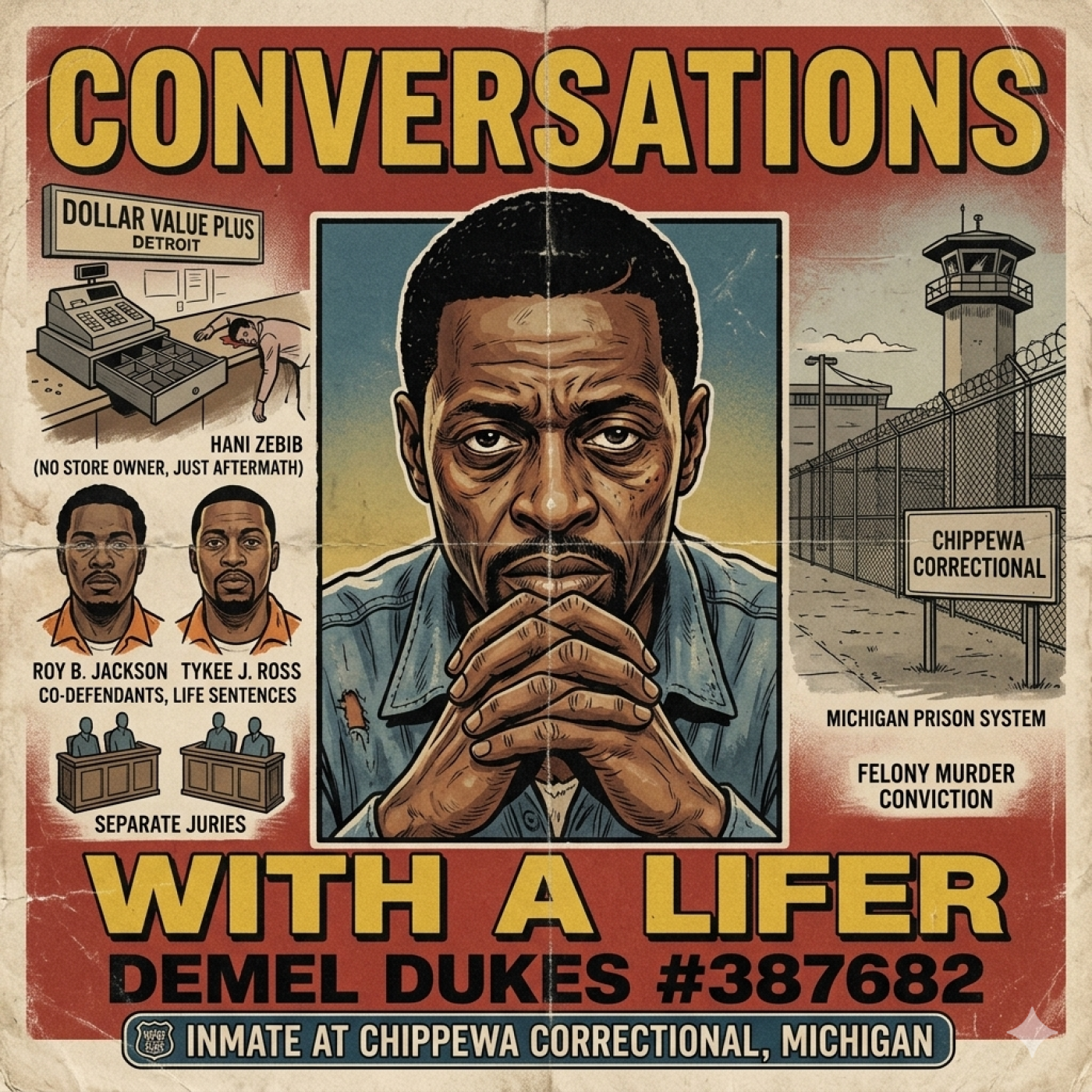 Conversations with a lifer: Demel Dukes #387682 Inmate at Chippewa Correctional Michigan episode artwork