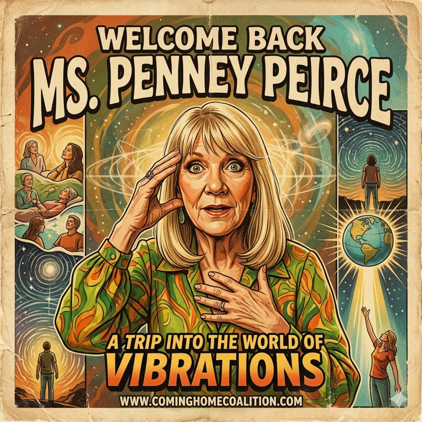 Welcome back Ms Penney Peirce: A trip into the world of vibrations episode artwork