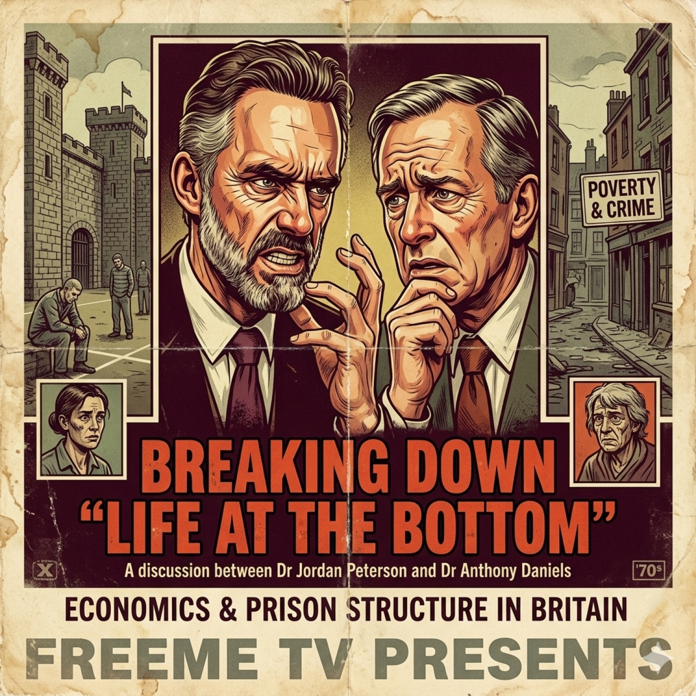 Breaking down "Life at the bottom", a discussion between Dr Jordan Peterson and Dr Anthony Daniel's episode artwork