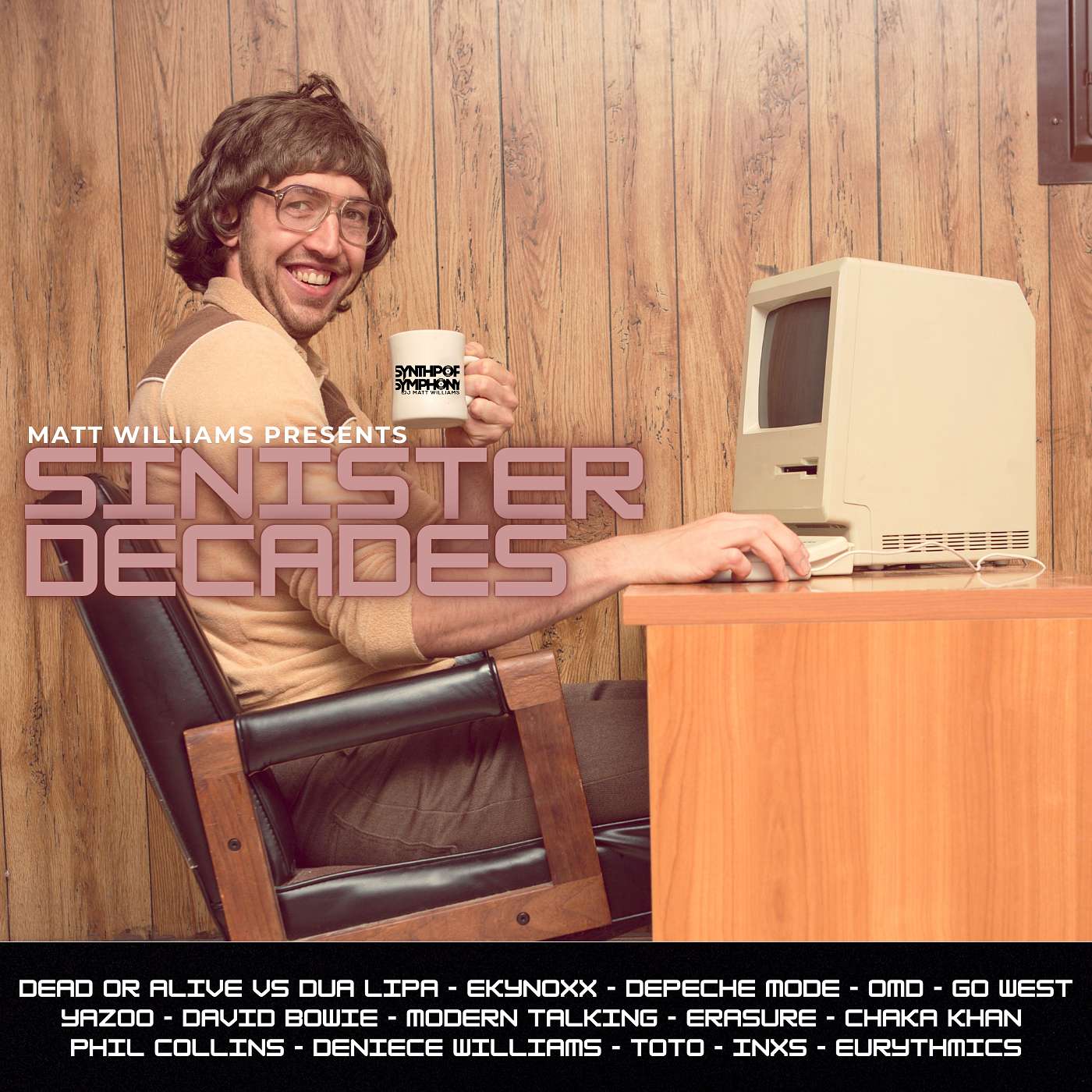 Sinister Decades 1981-1987 by Matt Williams of Synthpop Symphony episode artwork