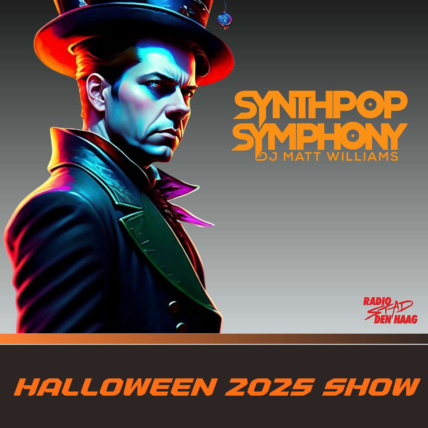Matt Williams Synthpop Symphony 299 HALLOWEEN SPOOKY 2025 SHOW!! Electropop Synthpop Synthwave + Spooky Mixes! episode artwork