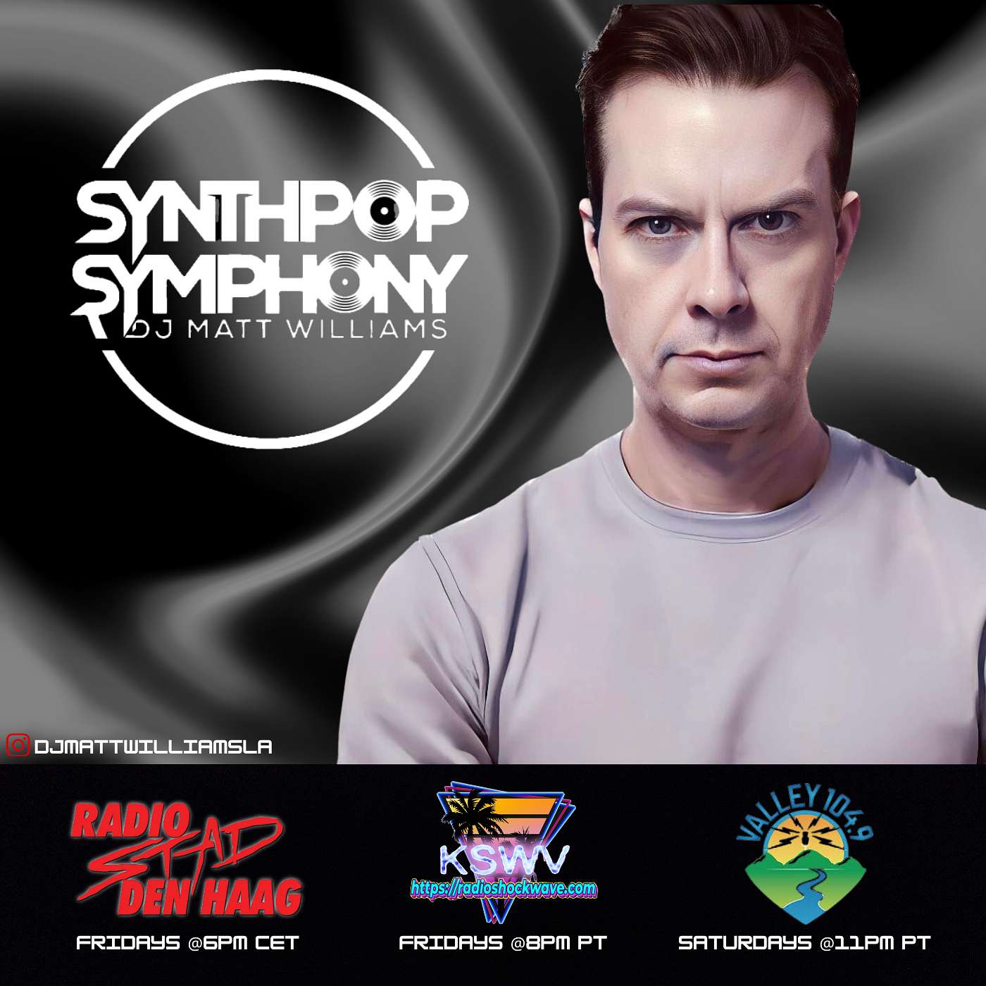 Synthpop Symphony 232 Electropop Synthwave Synthpop Italo and Matt Williams Sinister Disco Mix! episode artwork