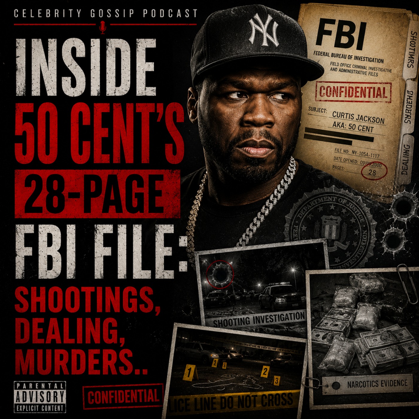Inside 50 Cent’s 28-Page FBI FILE: Shootings, Dealing, Murders.. episode artwork