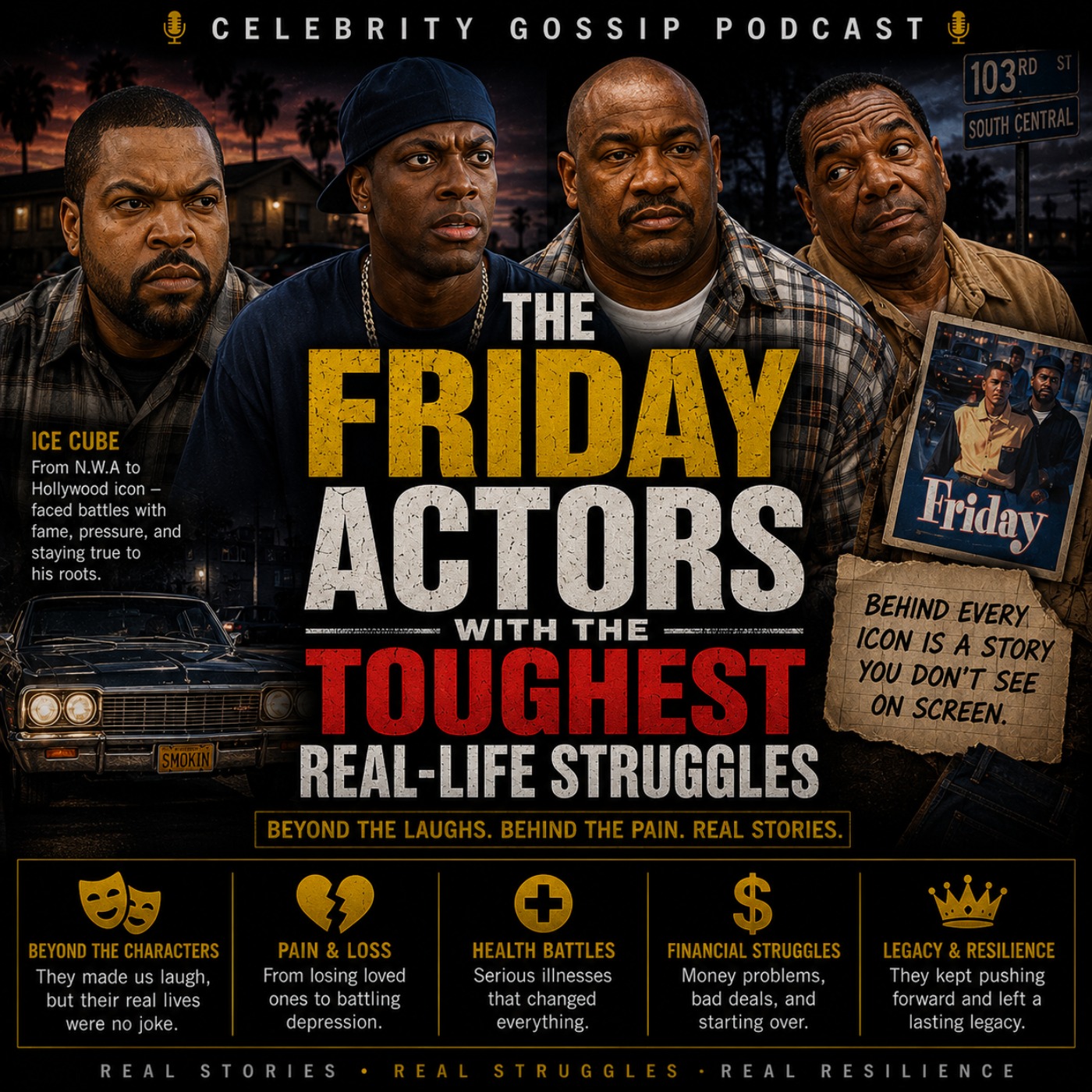 The Friday Actors With the Toughest Real-Life Struggles episode artwork