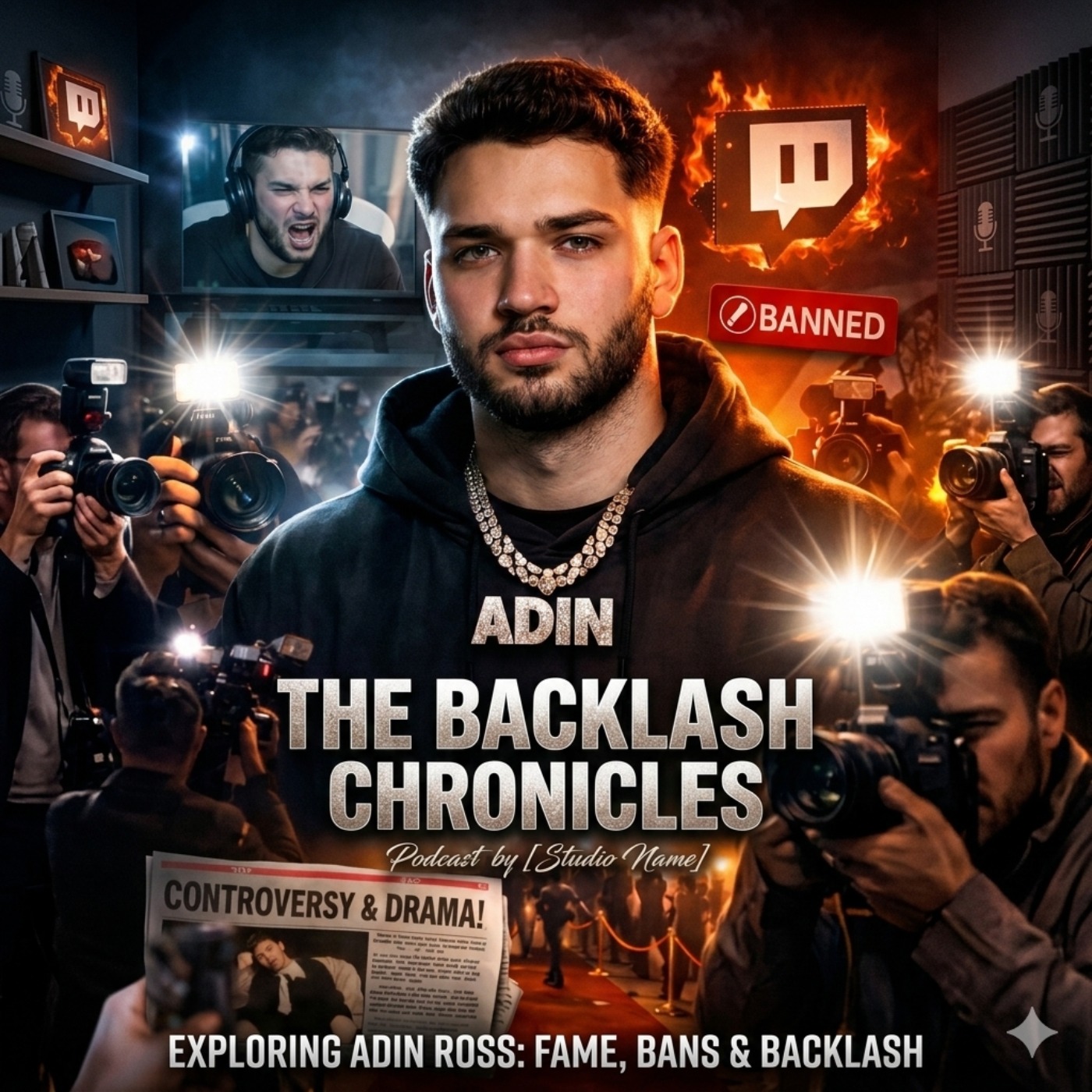 Adin Ross: Fame, Bans & Backlash episode artwork