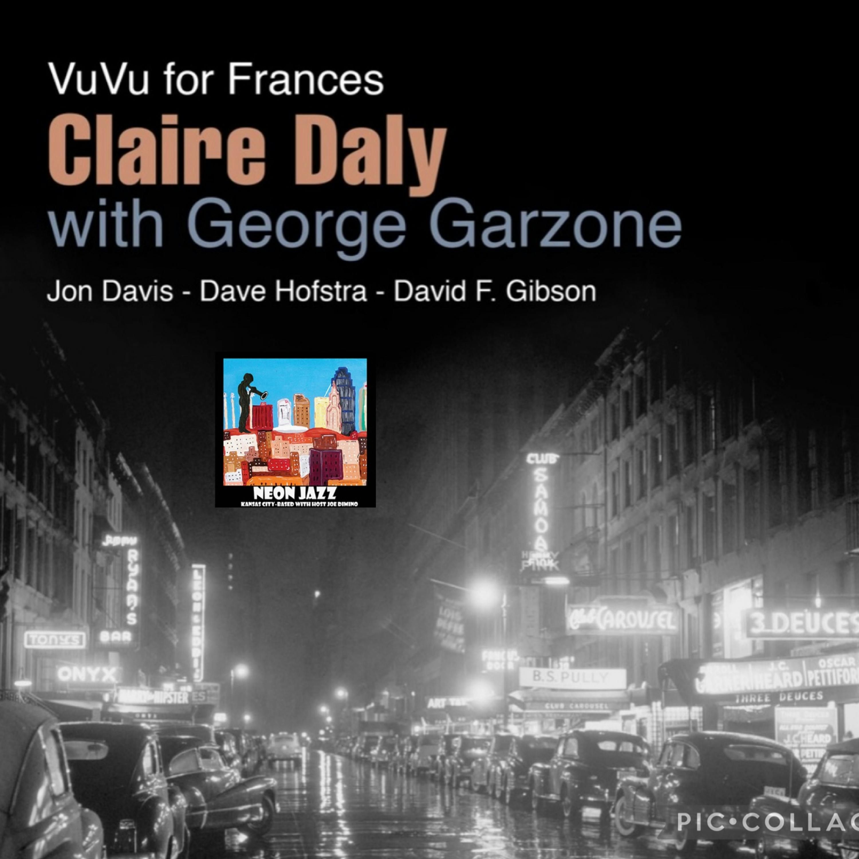Jazz Baritone Saxophonist Claire Daly on the new 2023 CD VuVu For Frances episode artwork