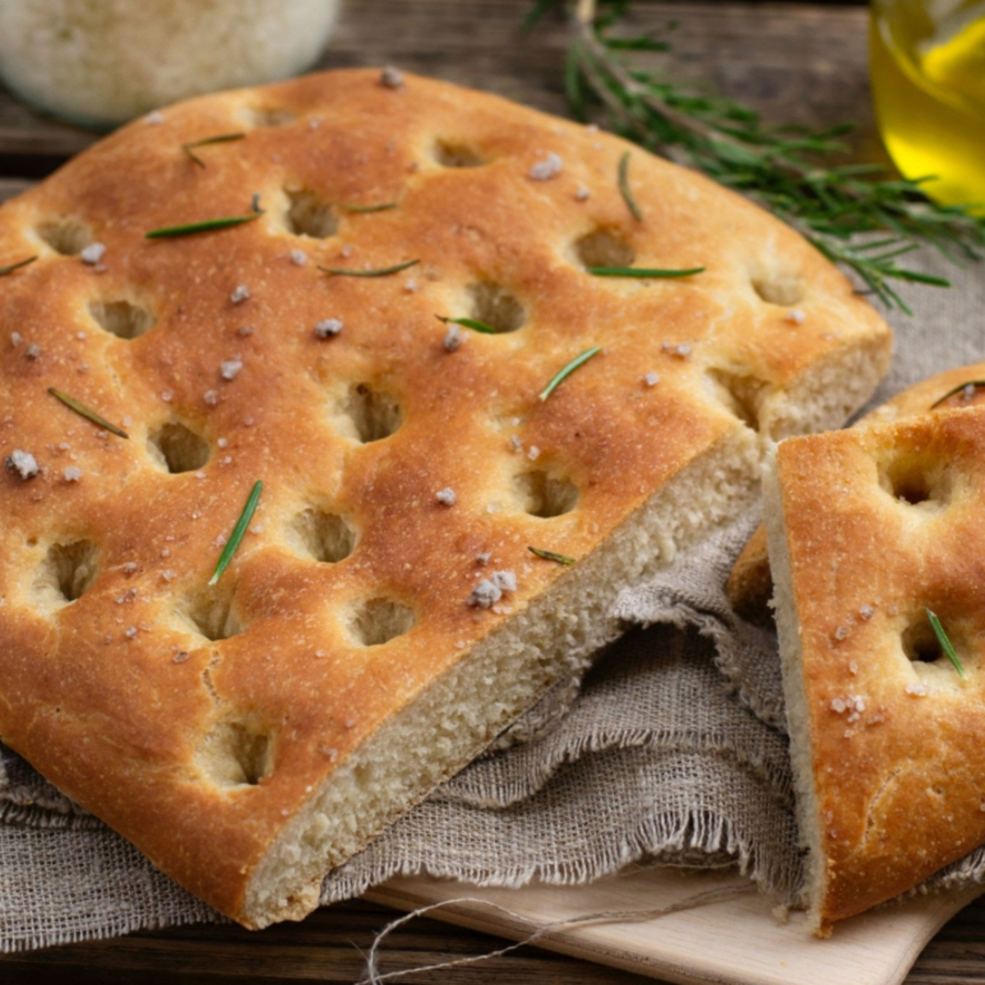 Focaccia is a flat leavened oven-baked Italian bread. episode artwork