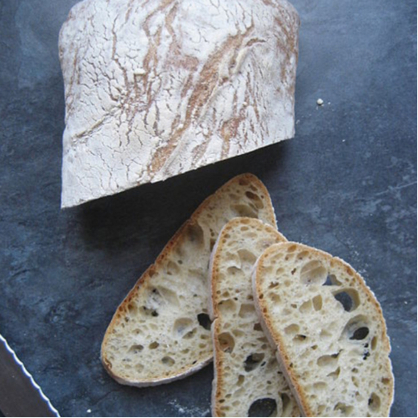 Ciabatta is an Italian white bread made from wheat flour, water, salt, yeast and olive oil episode artwork
