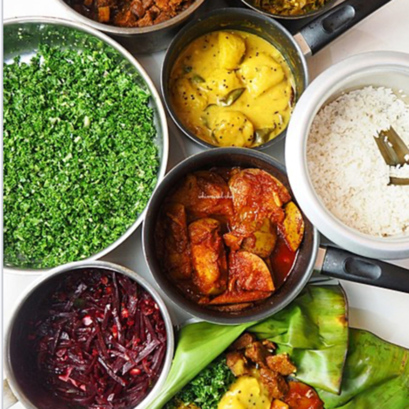 Sri Lankan cuisine is known for its particular combinations of herbs, spices, fish, vegetables episode artwork