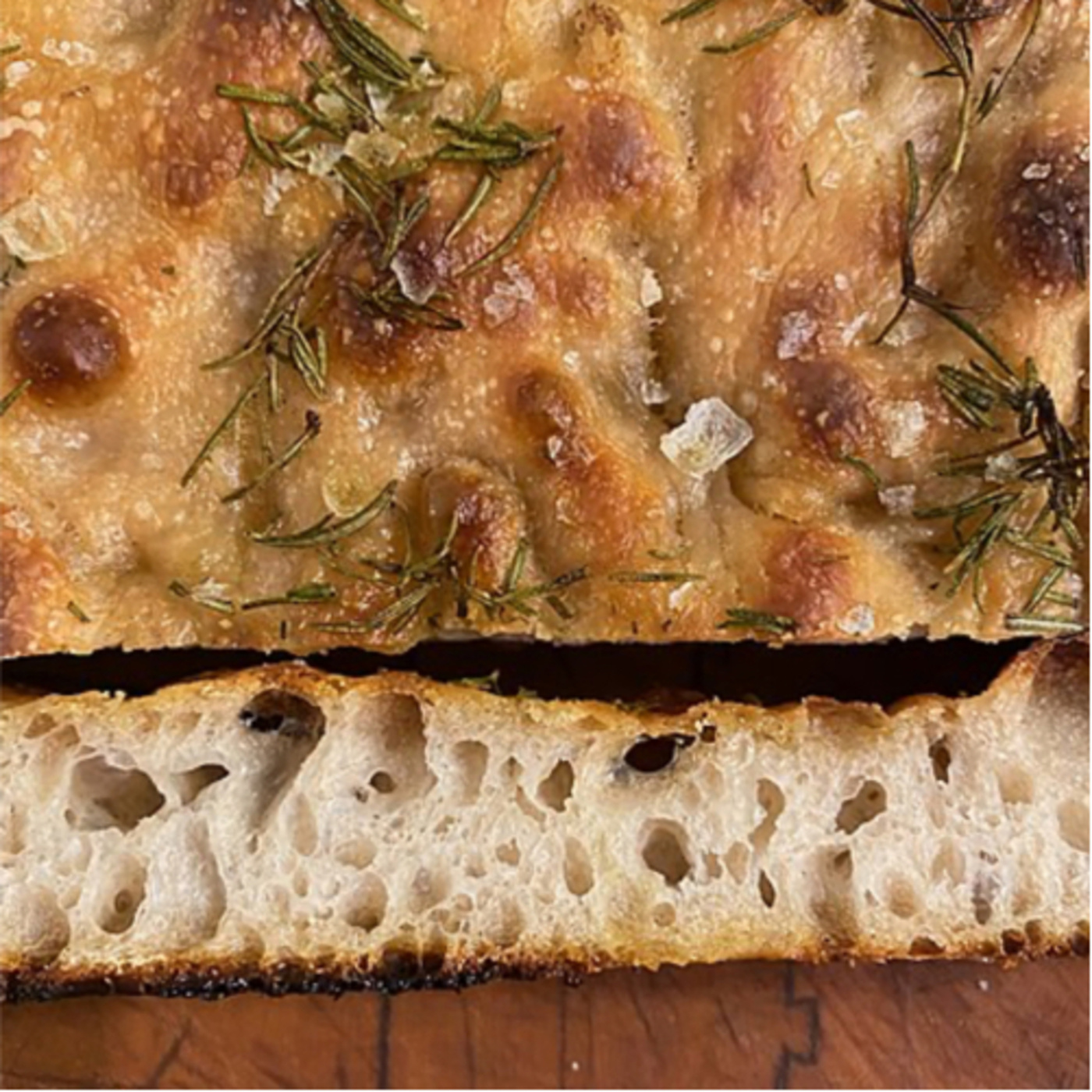 Focaccia is a flat leavened oven-baked Italian bread. In some contemporary places, such as Rome episode artwork