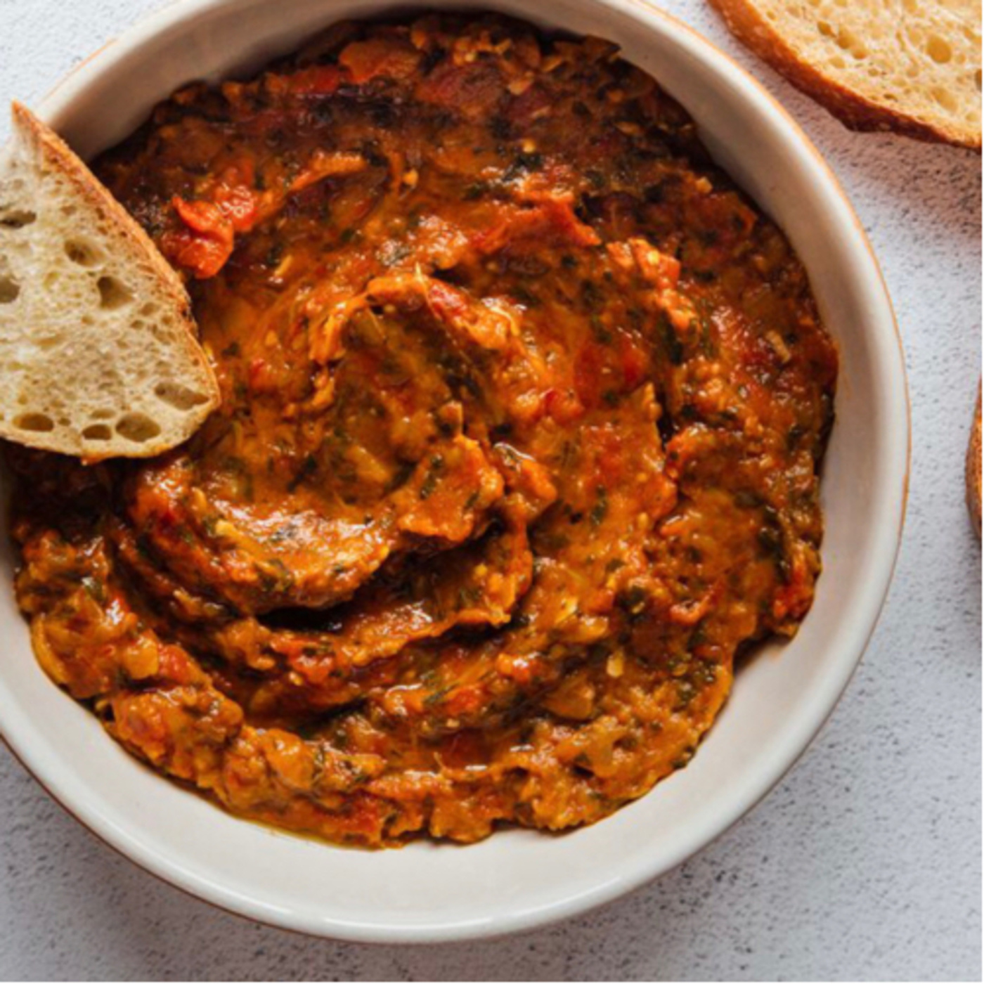 Zaalouk is a Moroccan salad of cooked eggplant and tomatoes episode artwork
