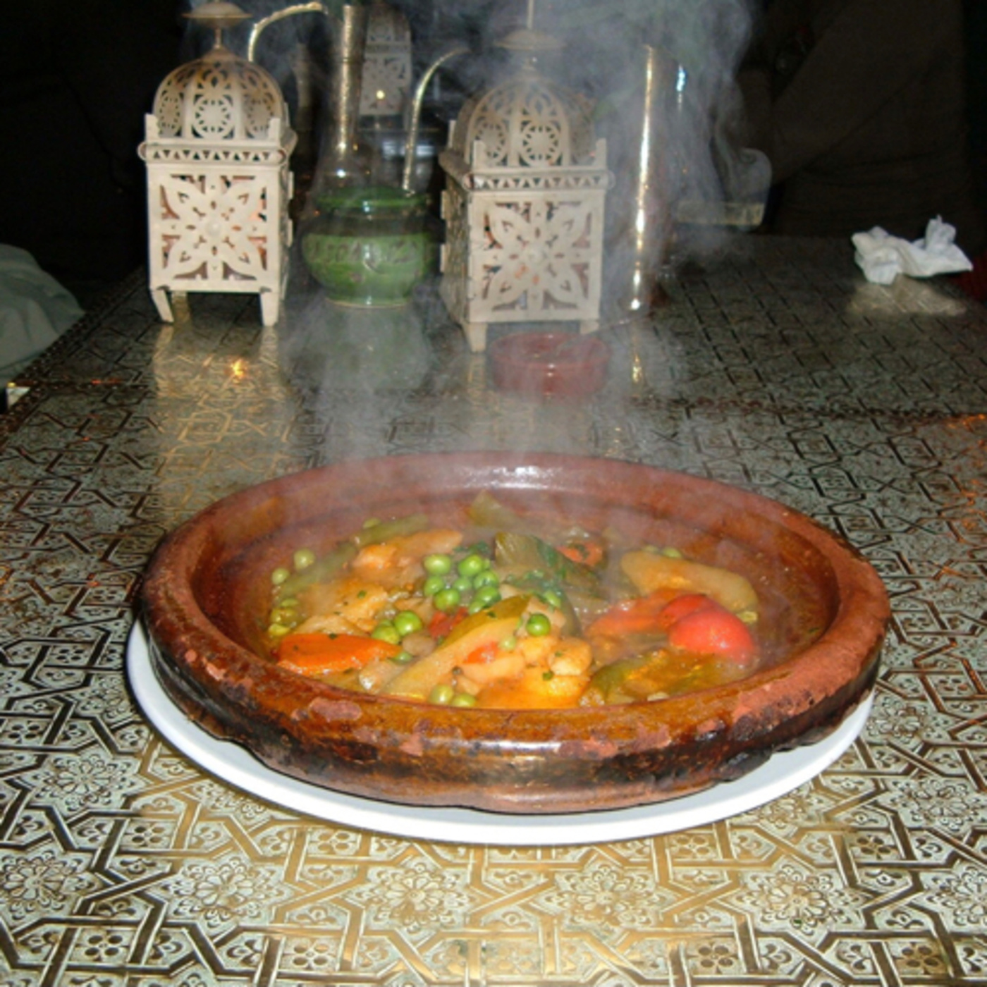 Tajine is a North African dish named after the earthenware pot episode artwork