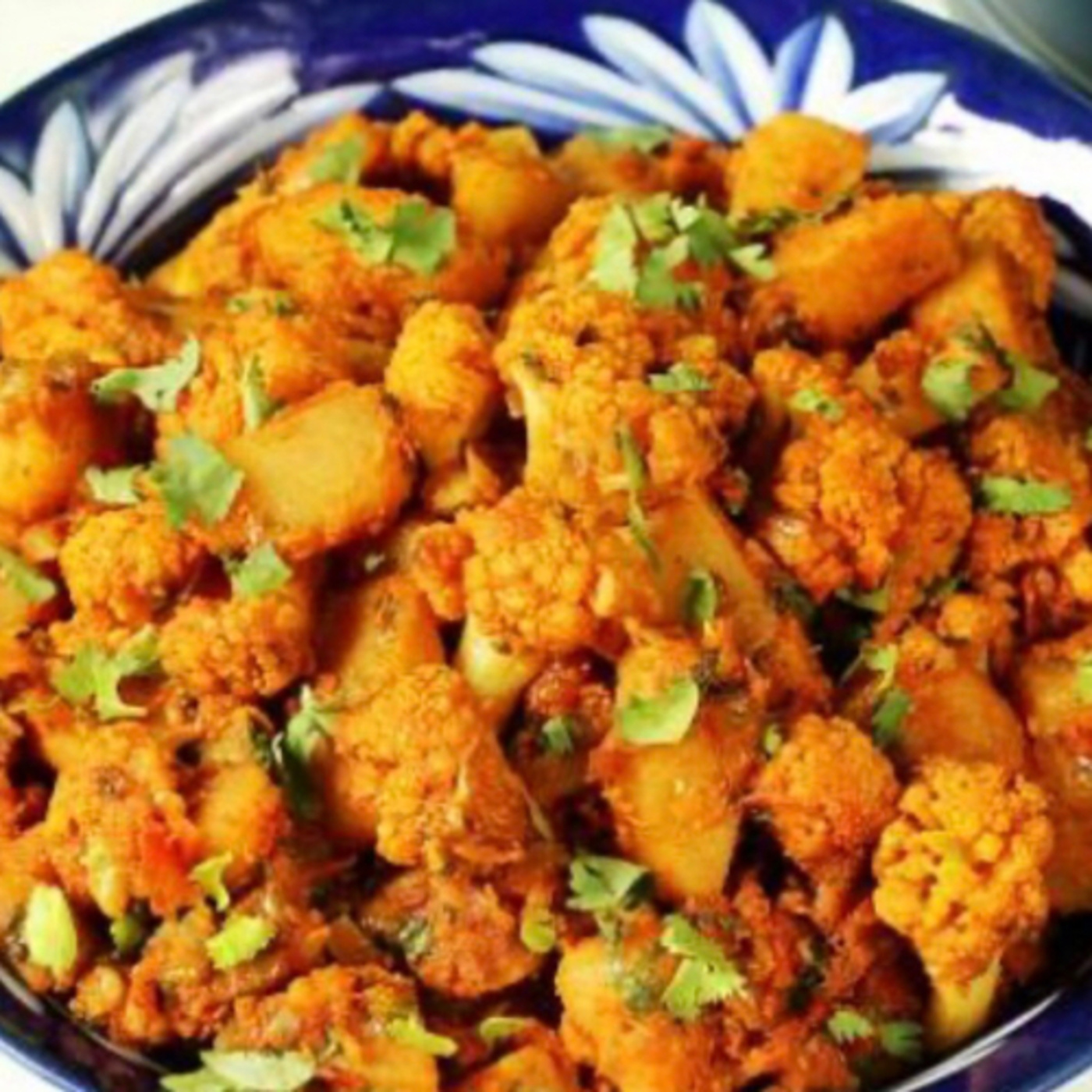 Aloo gabi is a vegetarian dish from the Indian Subcontinent made with potatoes,Cauliflower episode artwork