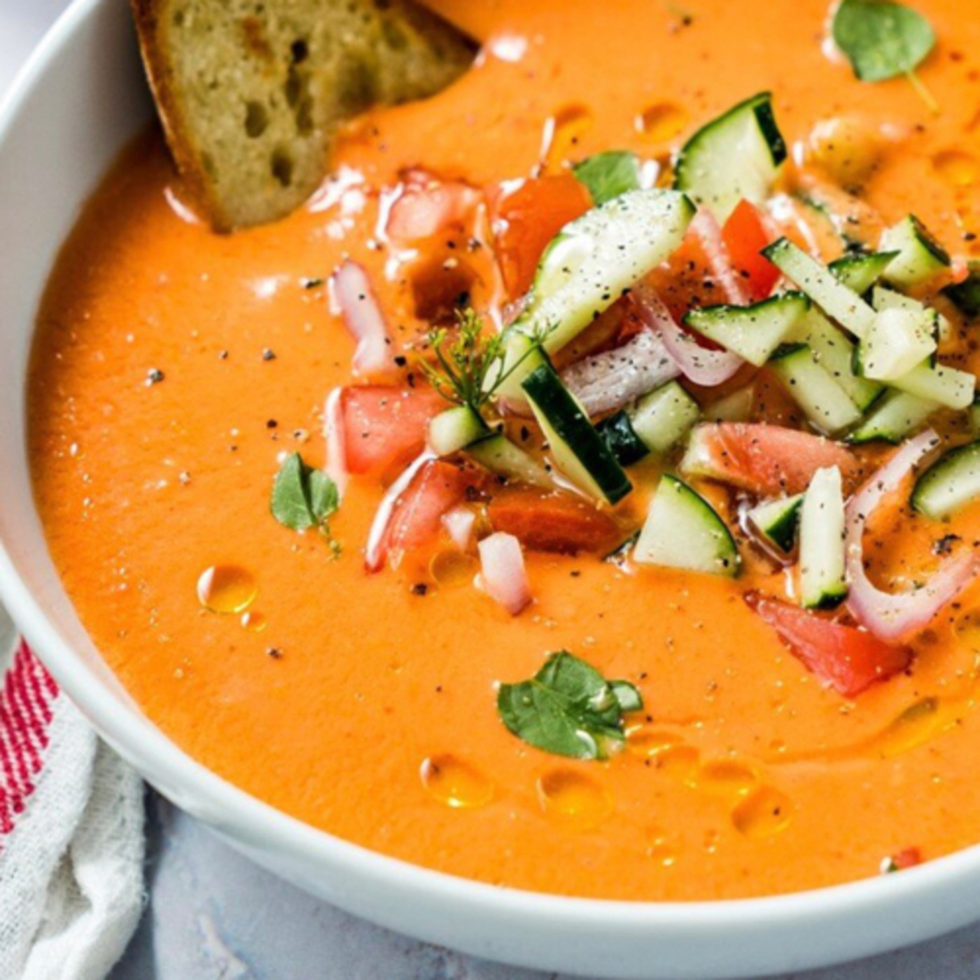 Gazpacho is a cold soup from Spanish cuisine episode artwork