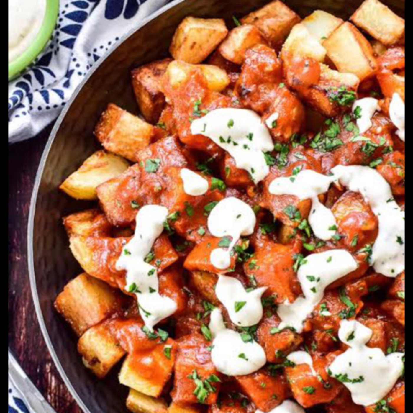 Patatas Brava is a popular dish in Madrid and through out Spain episode artwork