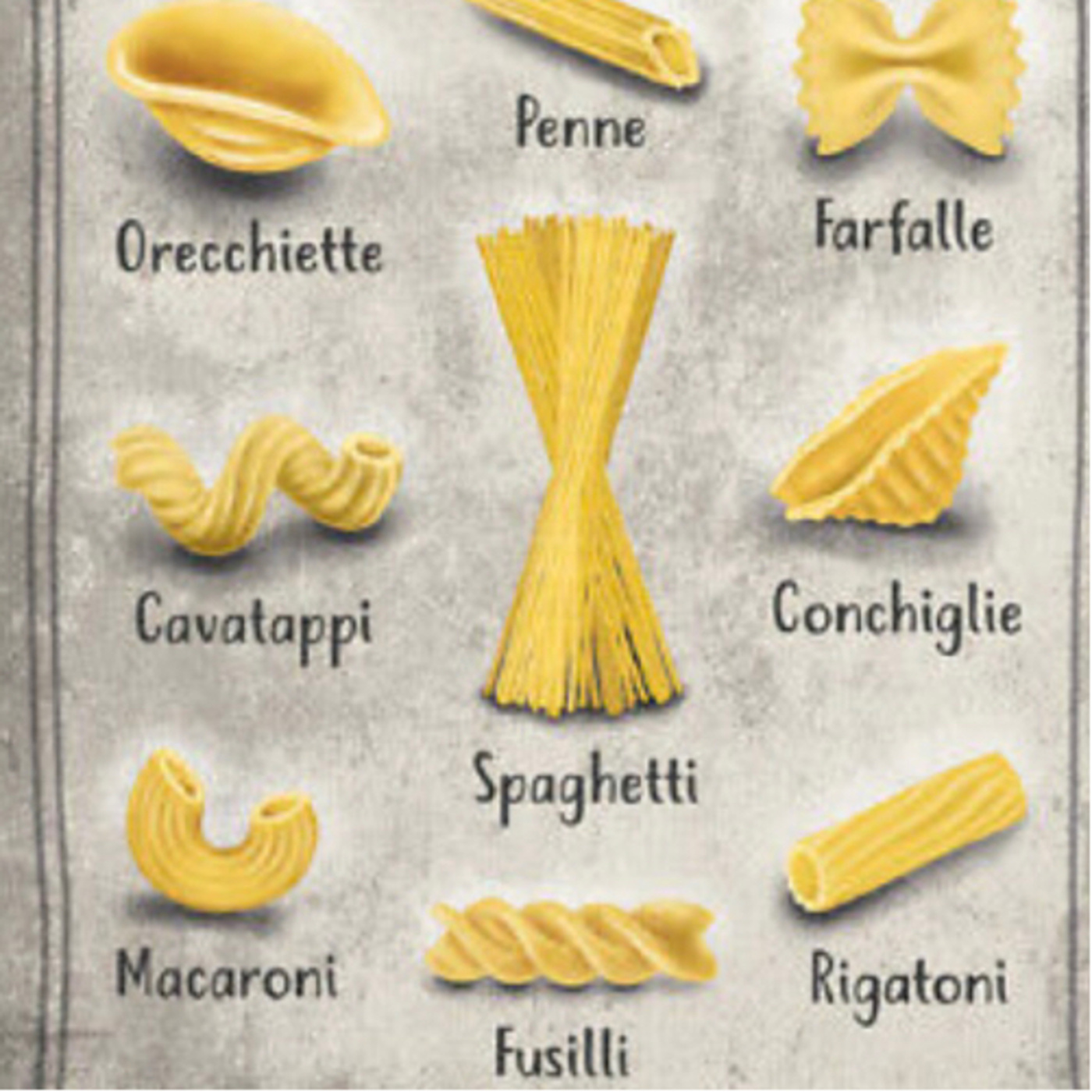 The Different Type of Italian Pasta episode artwork
