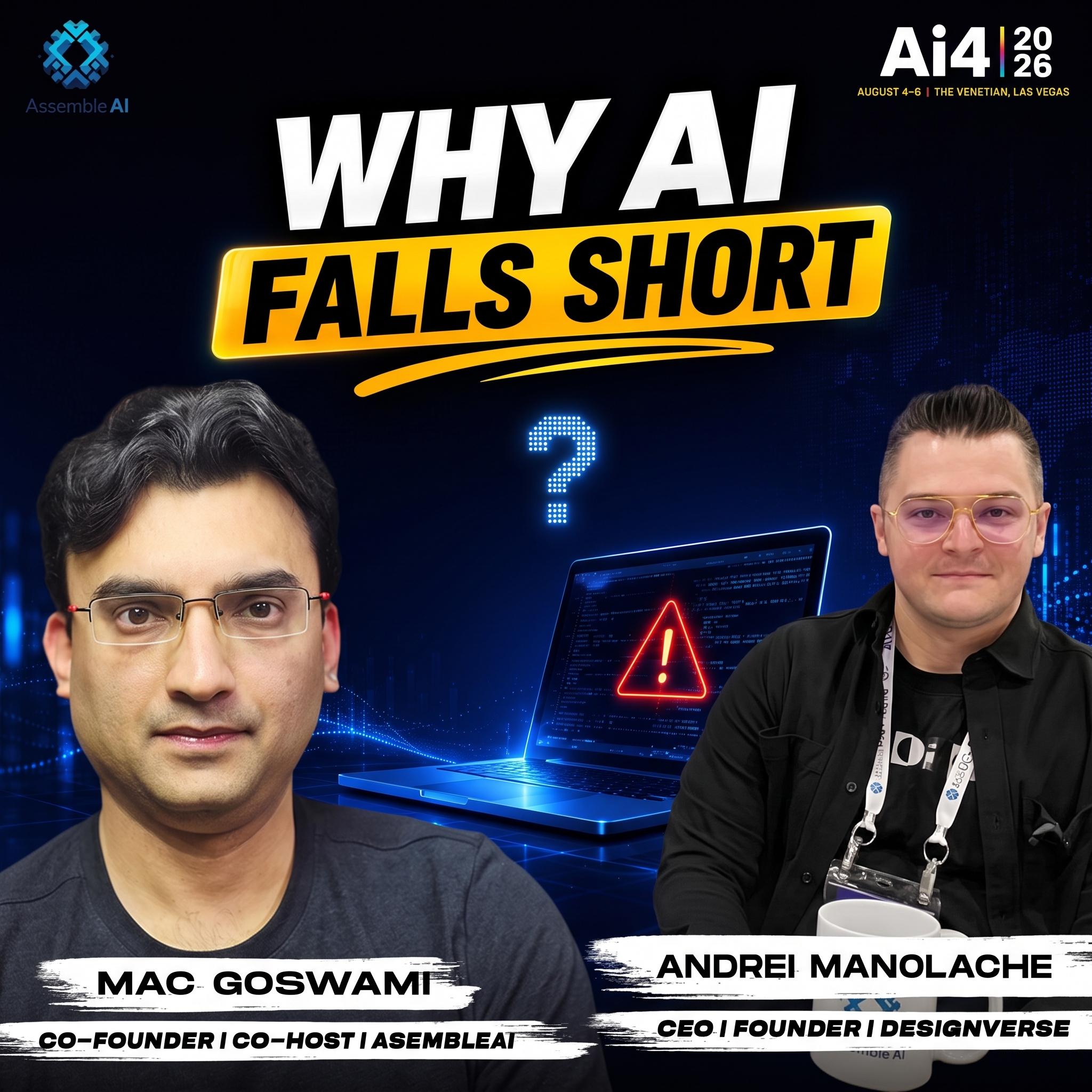 EP 57: Ai4 Podcast - Why "The Context Layer" Is What Enterprise AI Is Actually Missing | Andrei  Manolache, Designverse