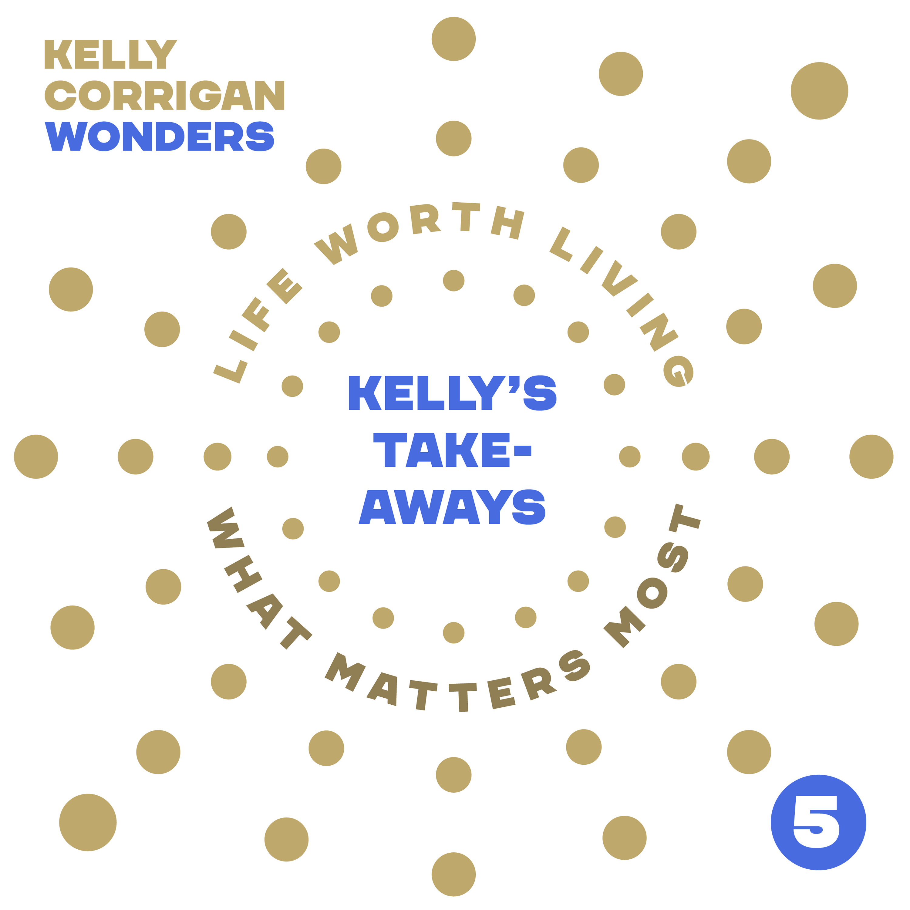 Kelly's Life Worth Living Takeaways