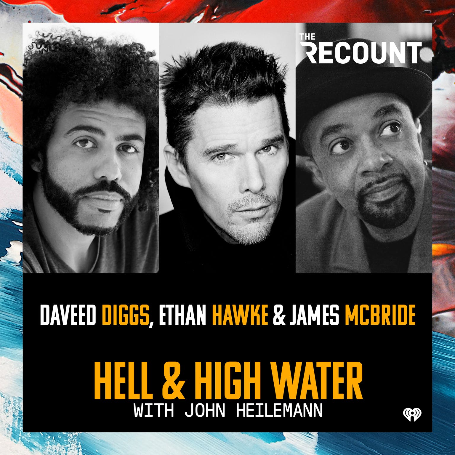 Daveed Diggs, Ethan Hawke, and James McBride episode artwork