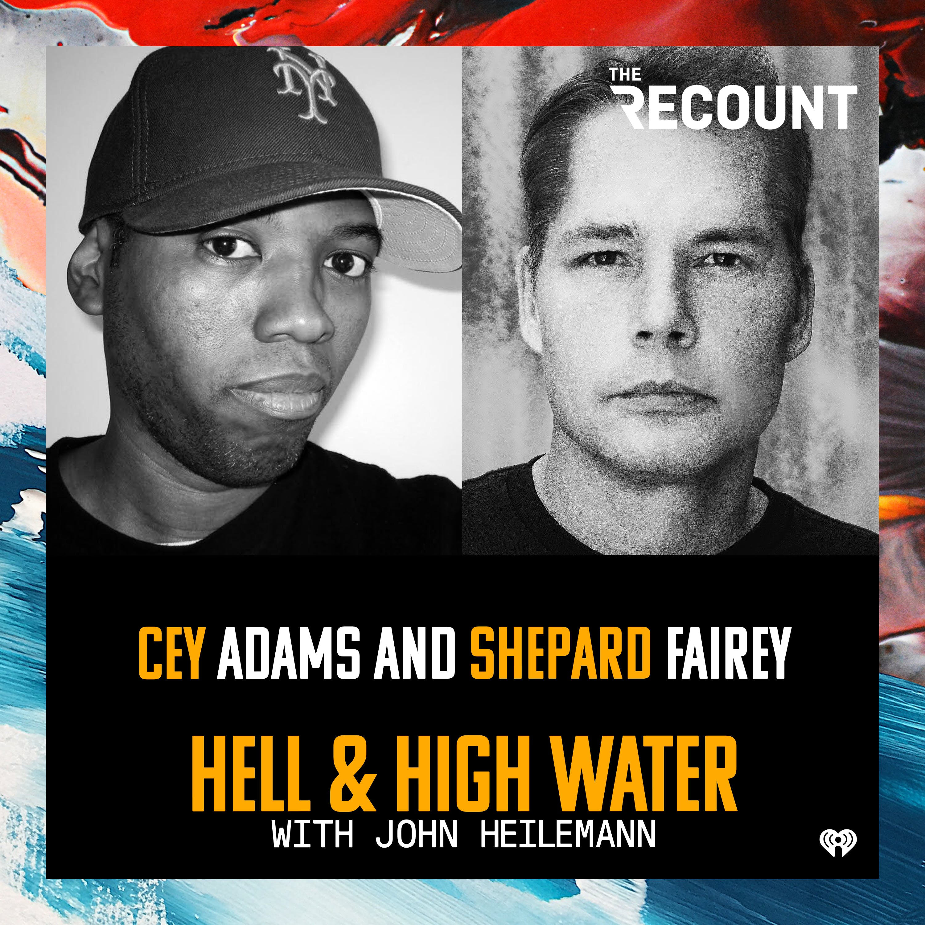 Cey Adams and Shepard Fairey episode artwork
