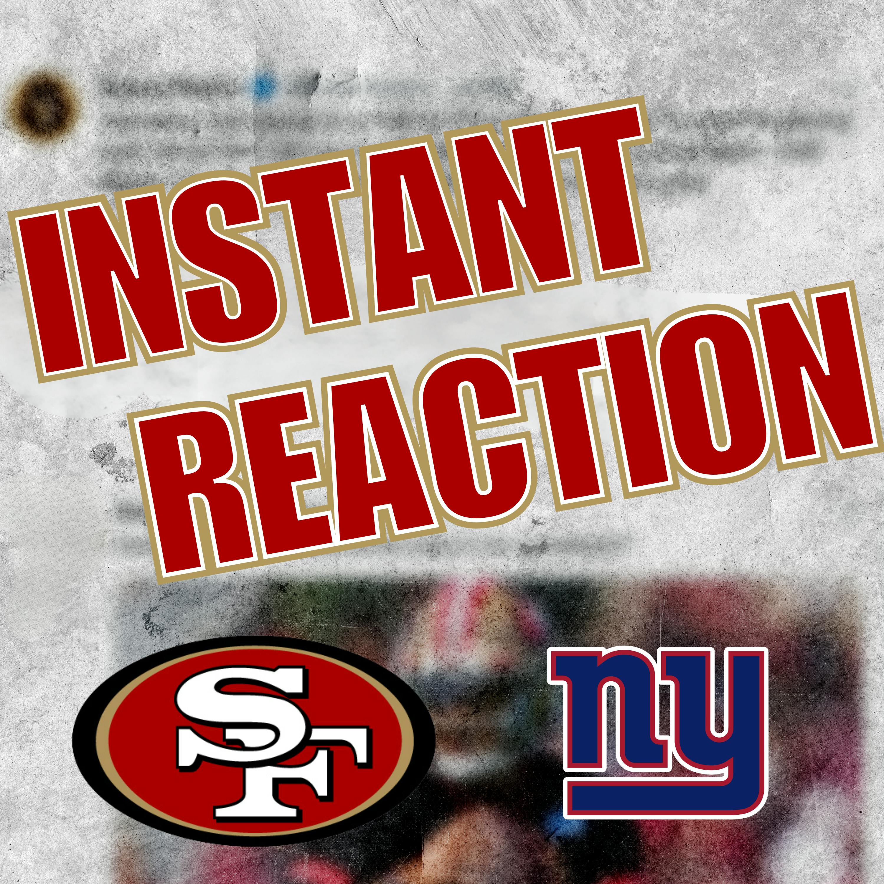 Instant Reaction: 49ers handle their business but lose Mykel Williams episode artwork