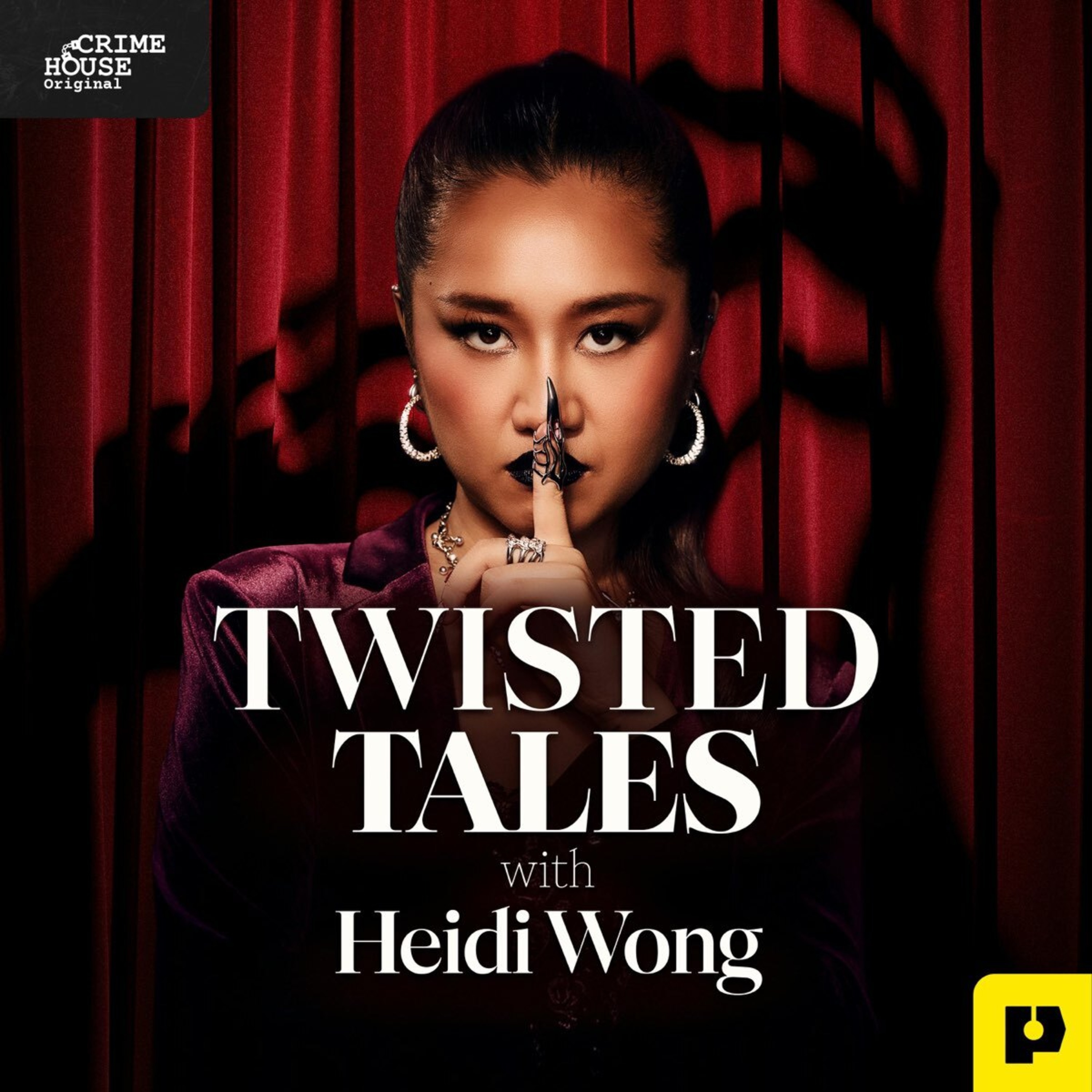 introducing a chilling new podcast: twisted tales with heidi wong artwork