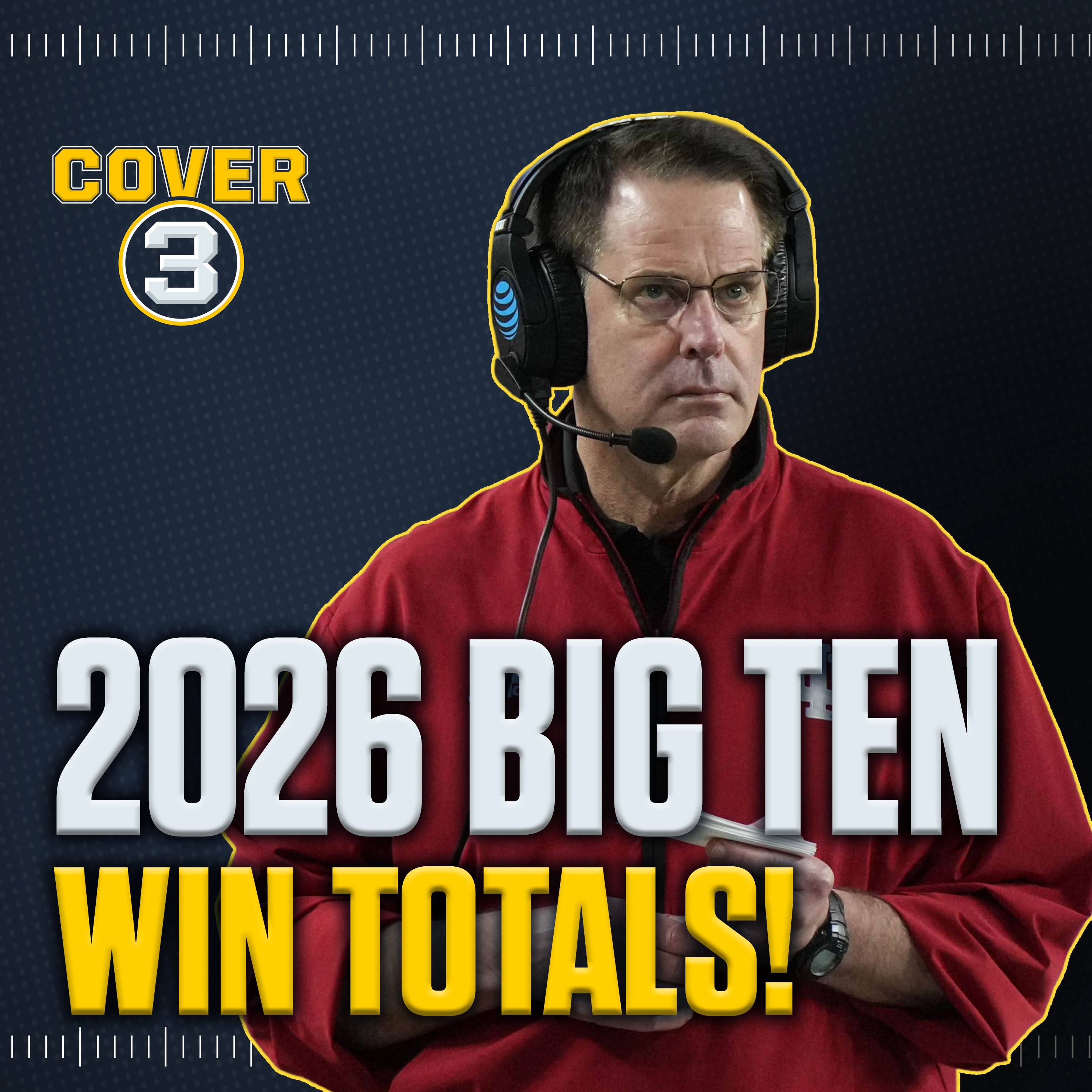 Big Ten Win Totals Part 1: Indiana, Iowa, Michigan & MORE | Preseason AP Poll Reaction! episode artwork