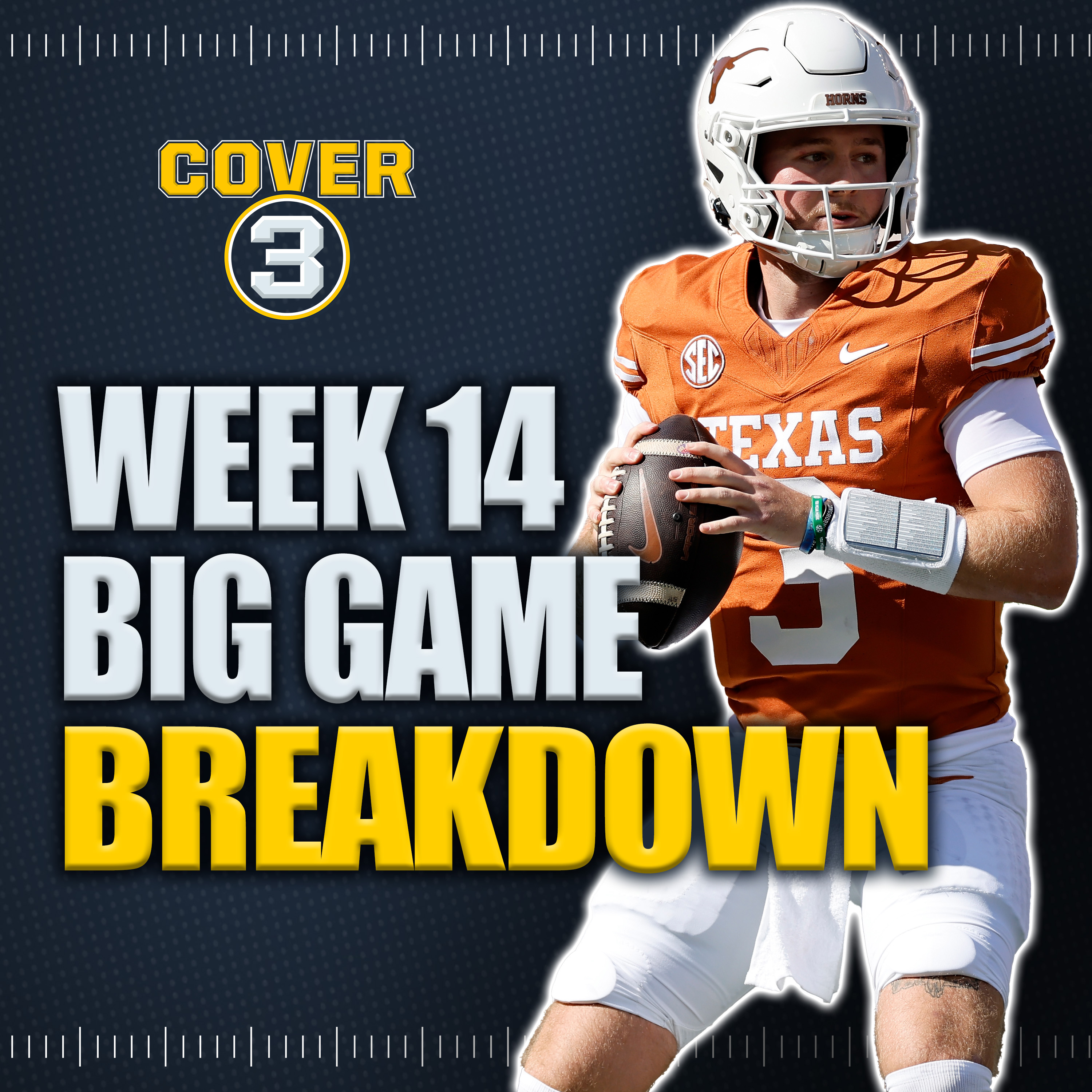 Big Game Breakdown: Keys to Texas-Texas A&M, Notre Dame-USC and more! | Cover 3 College Football episode artwork
