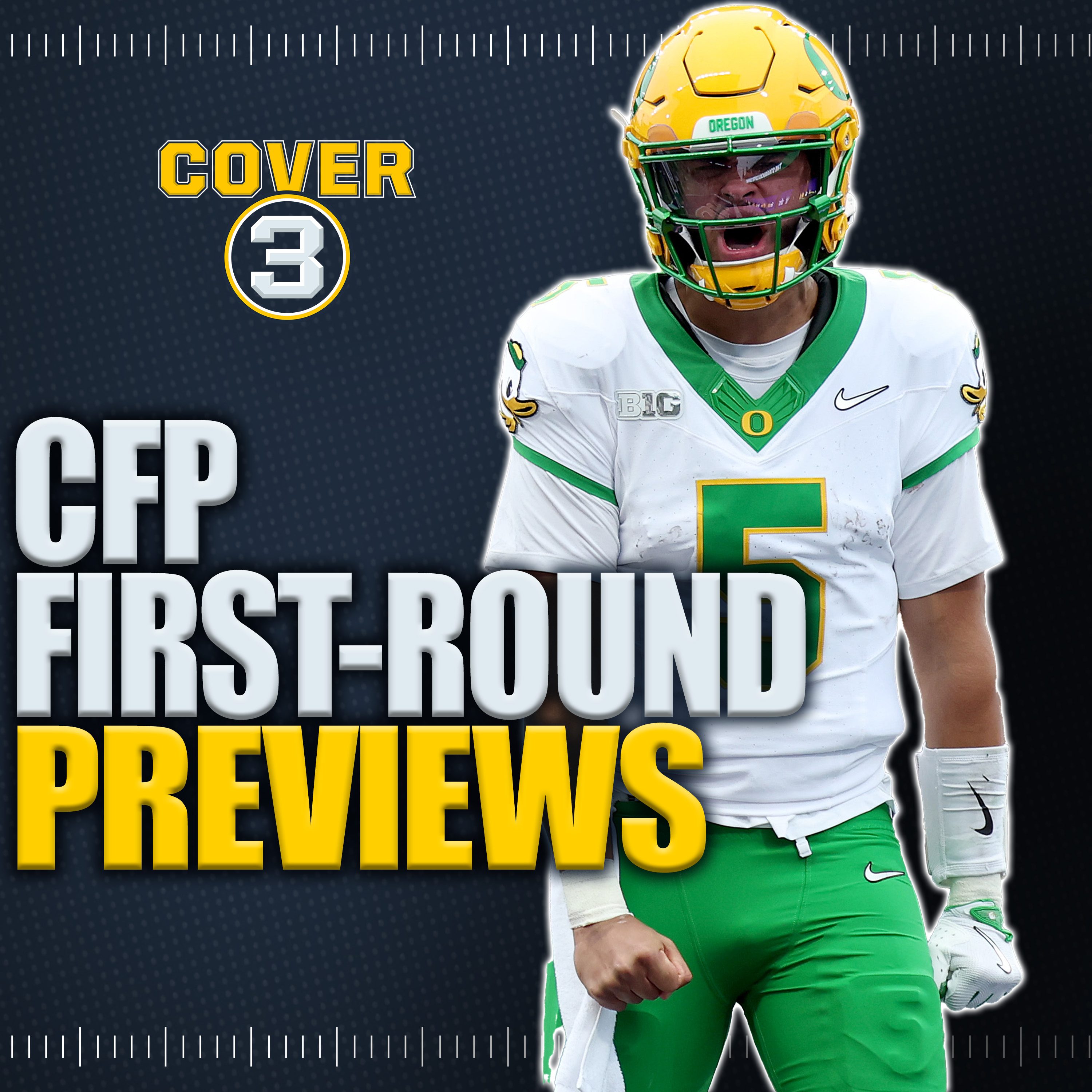 CFP First-Round Previews: Alabama-Oklahoma, Miami-Texas A&M, Tulane-Ole Miss & JMU-Oregon  episode artwork