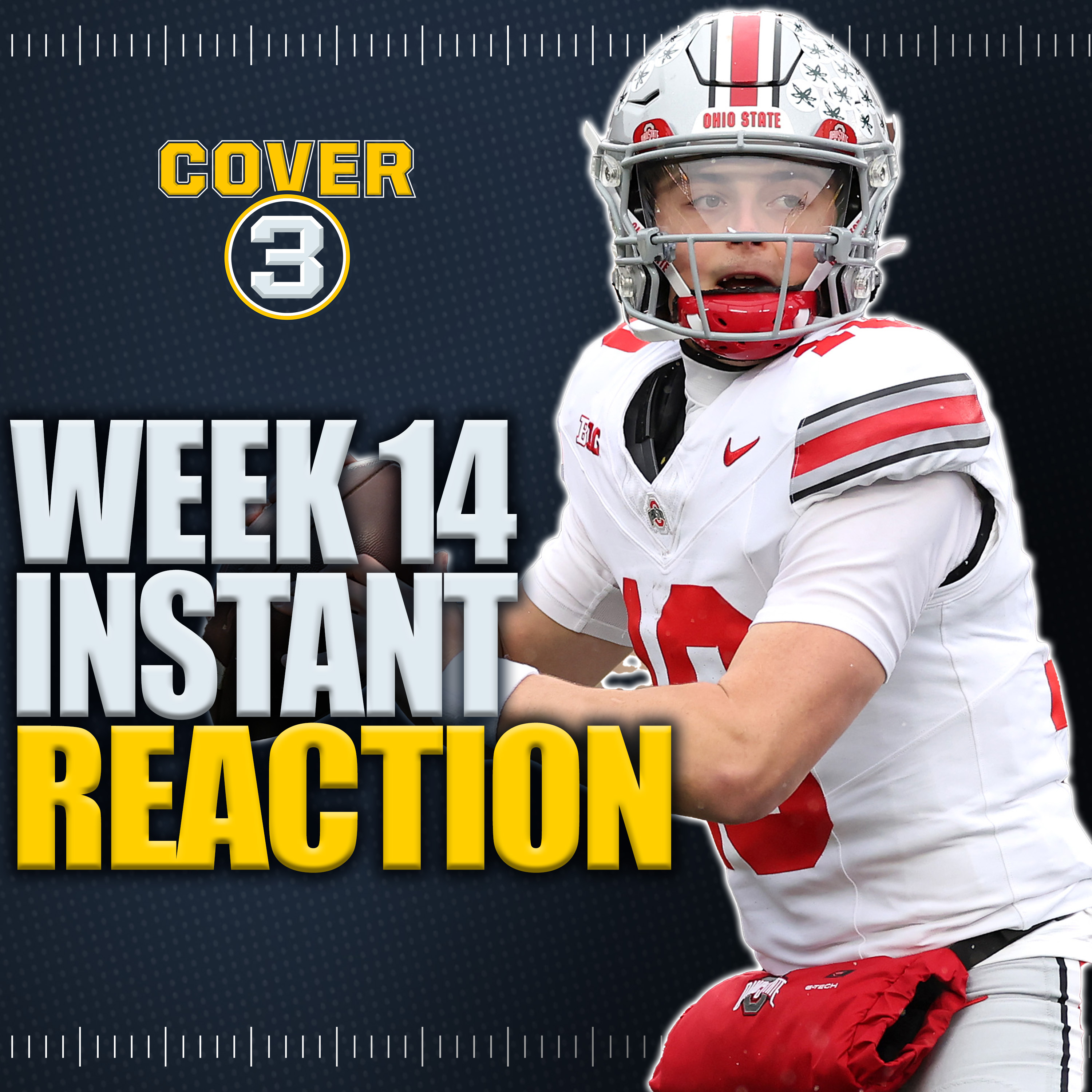Week 14 INSTANT REACTION: Ohio State Defeats Michigan | Alabama-Auburn | Texas Upsets A&M episode artwork