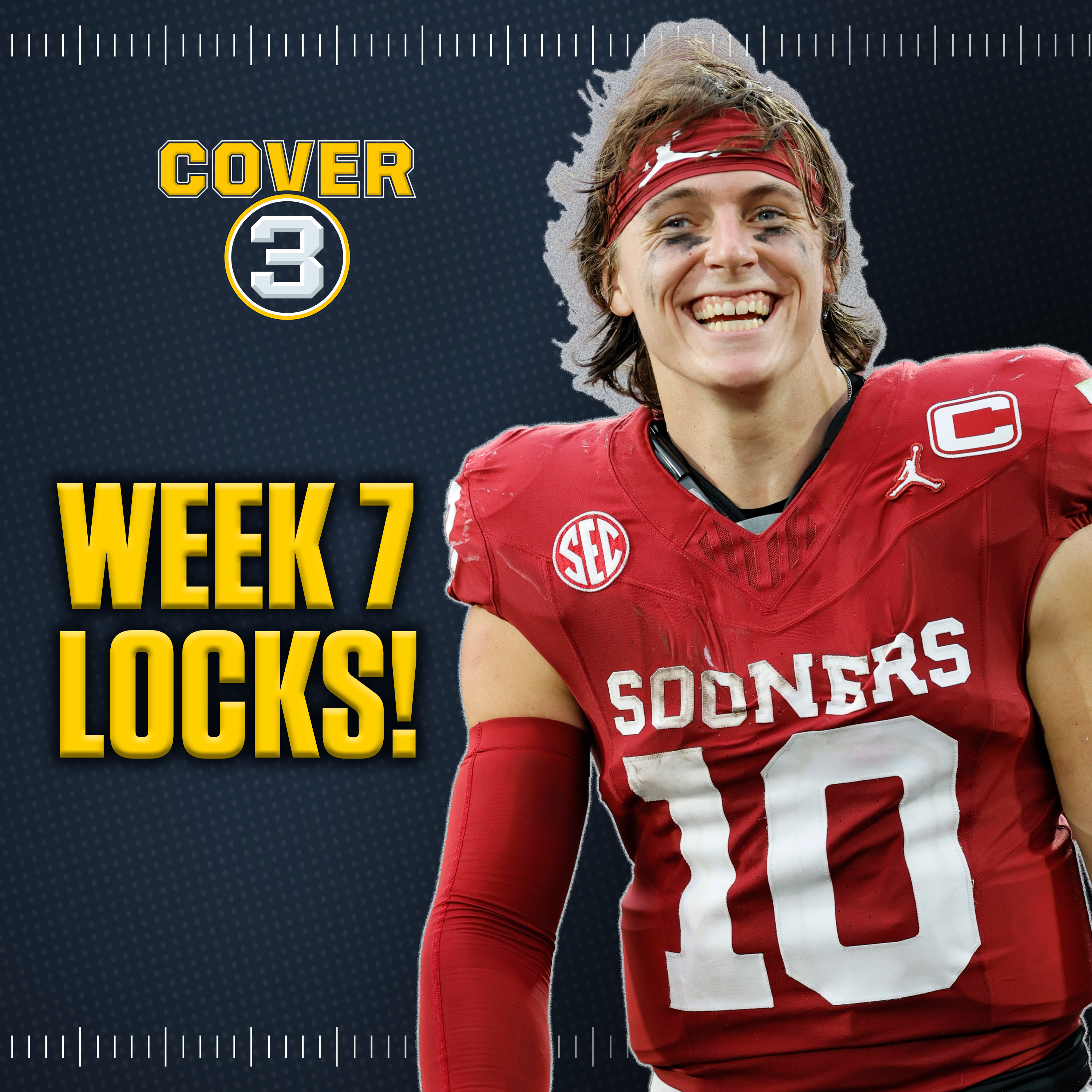Week 7 LOCKS: Best Bets, Picks ATS For Indiana-Oregon, Texas-Oklahoma, Bama-Missouri episode artwork