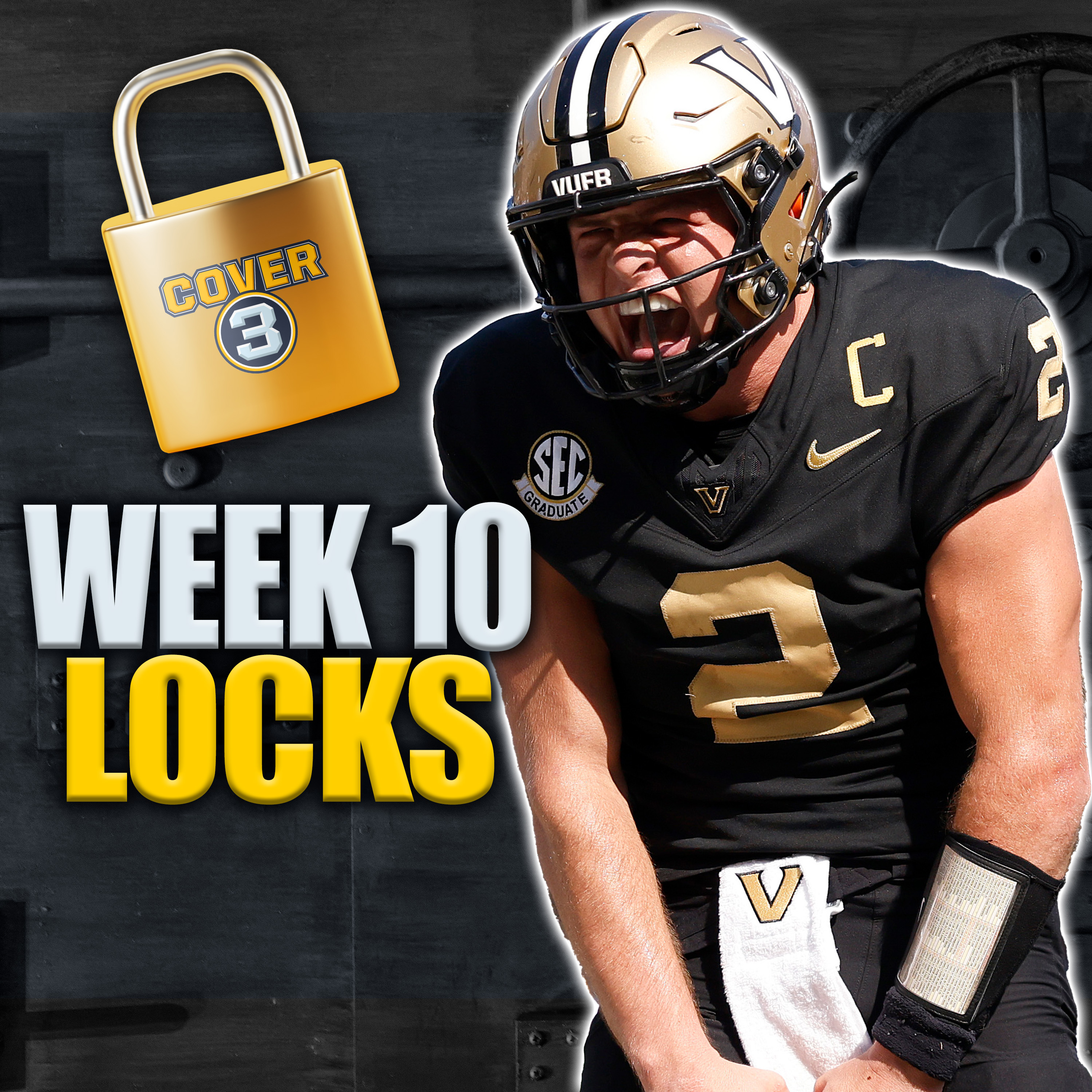 Week 10 LOCKS: Best Bets, Against The Spread Picks, Moneyline Sprinkles & More! | Cover 3 episode artwork