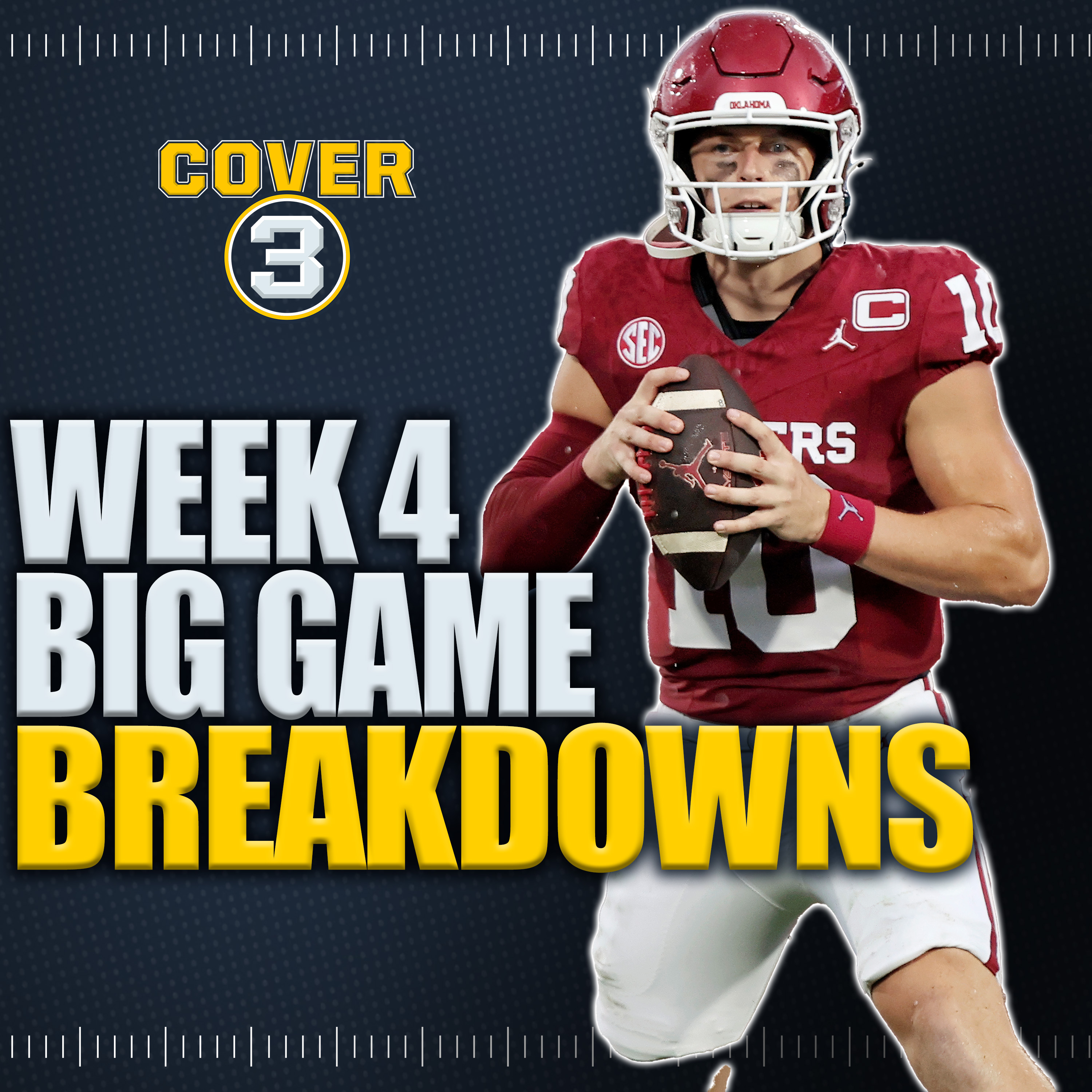 Big Game Breakdown: Keys To The Game, X-factors for Oklahoma-Auburn, Miami-Florida, More! | Cover 3 episode artwork