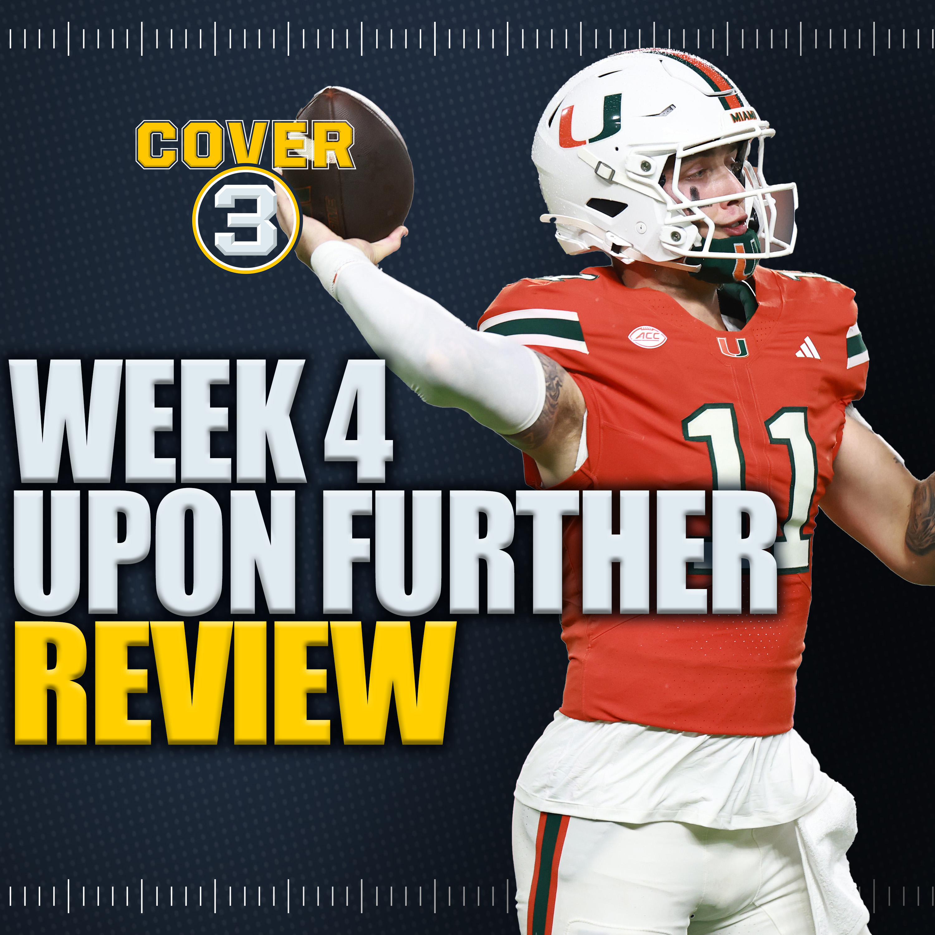 Upon Further Review: AP poll Reactions, Look Ahead To LOADED Week 5 Schedule | Cover 3 Podcast episode artwork