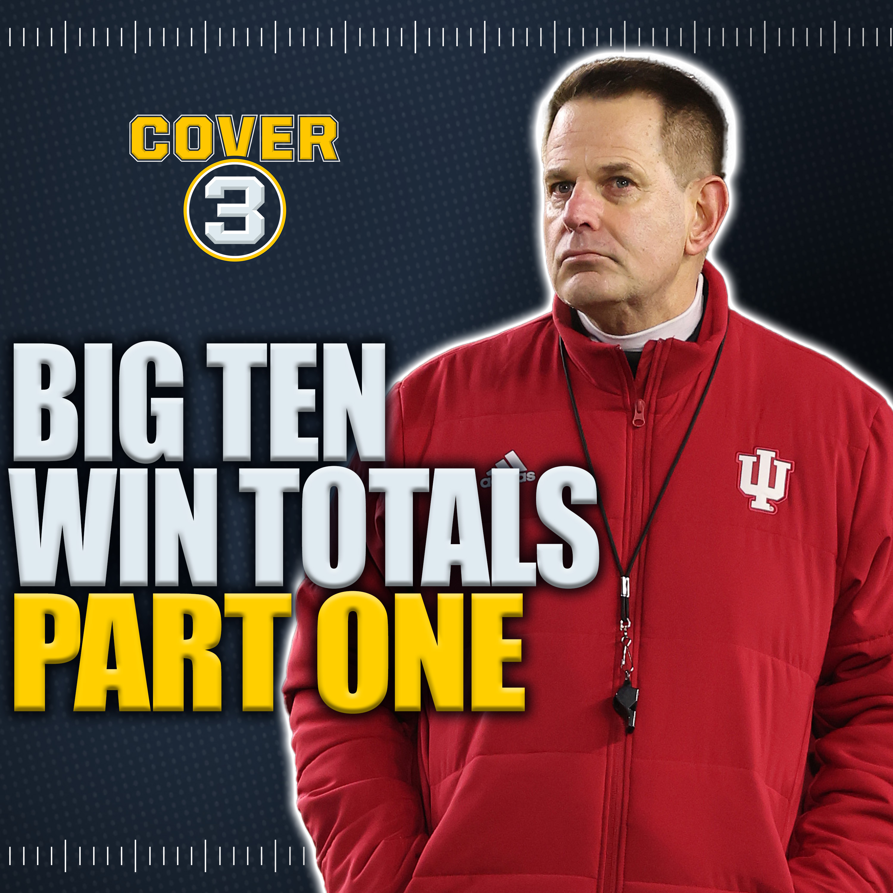 Big Ten Win Totals Pt. 1: Indiana’s CFP Encore, Michigan’s Bounce Back, More | Cover 3 Podcast episode artwork