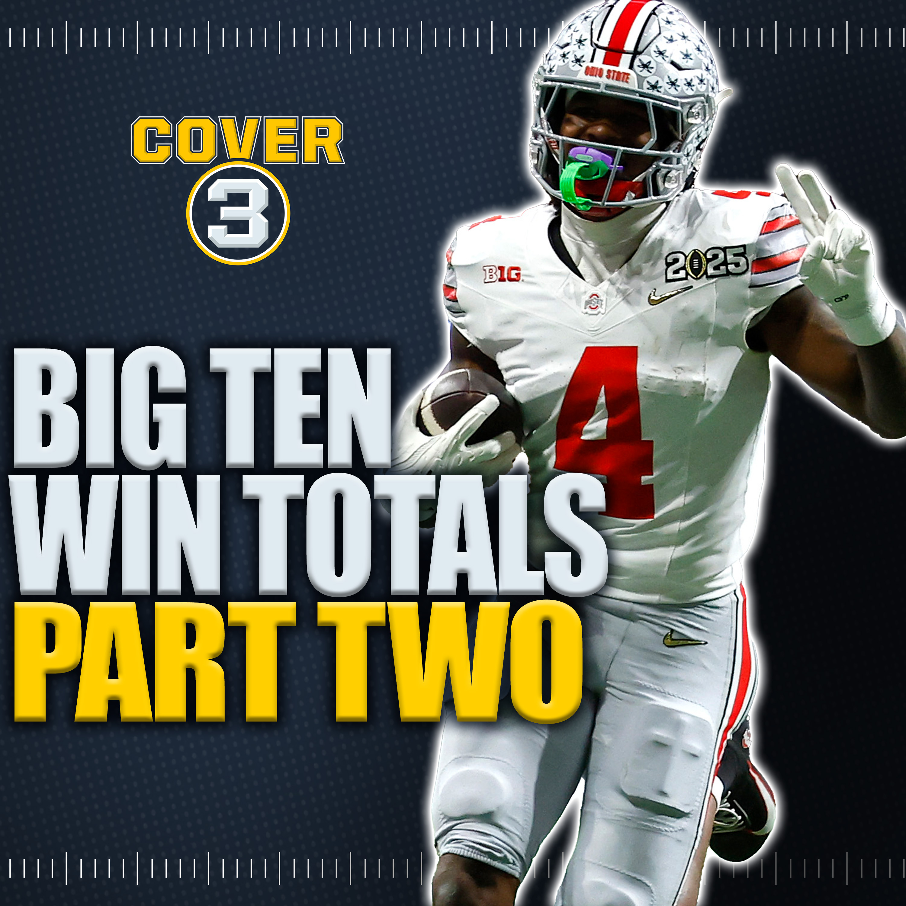 Big Ten Win Totals Pt. 2: Ohio State, Oregon, Penn State Lead A Loaded Big Ten Title Race | Cover 3 episode artwork