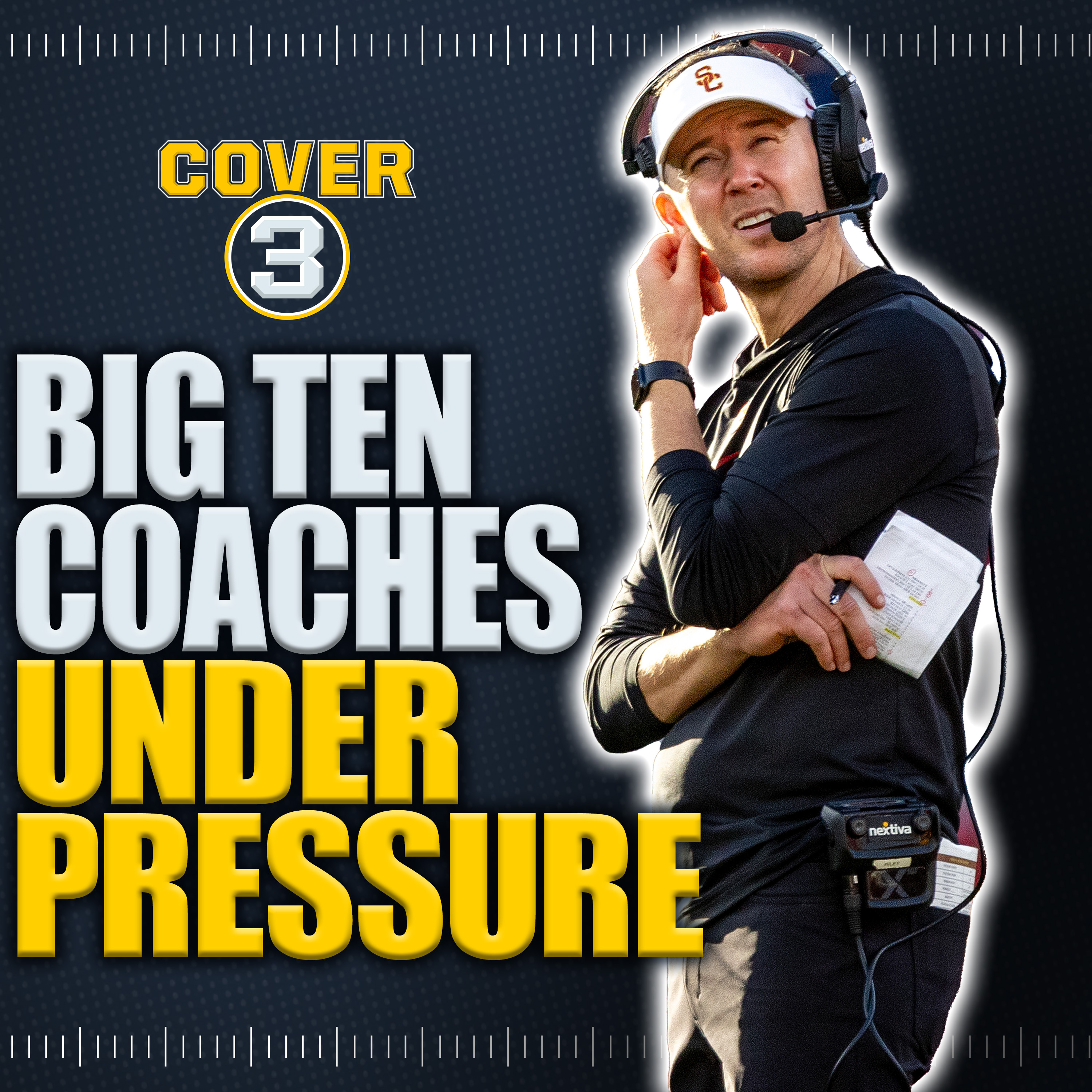 If Vegas Is Right: What Big Ten Coaches Are Under Pressure to Exceed Expectations in 2025? | Cover 3 episode artwork
