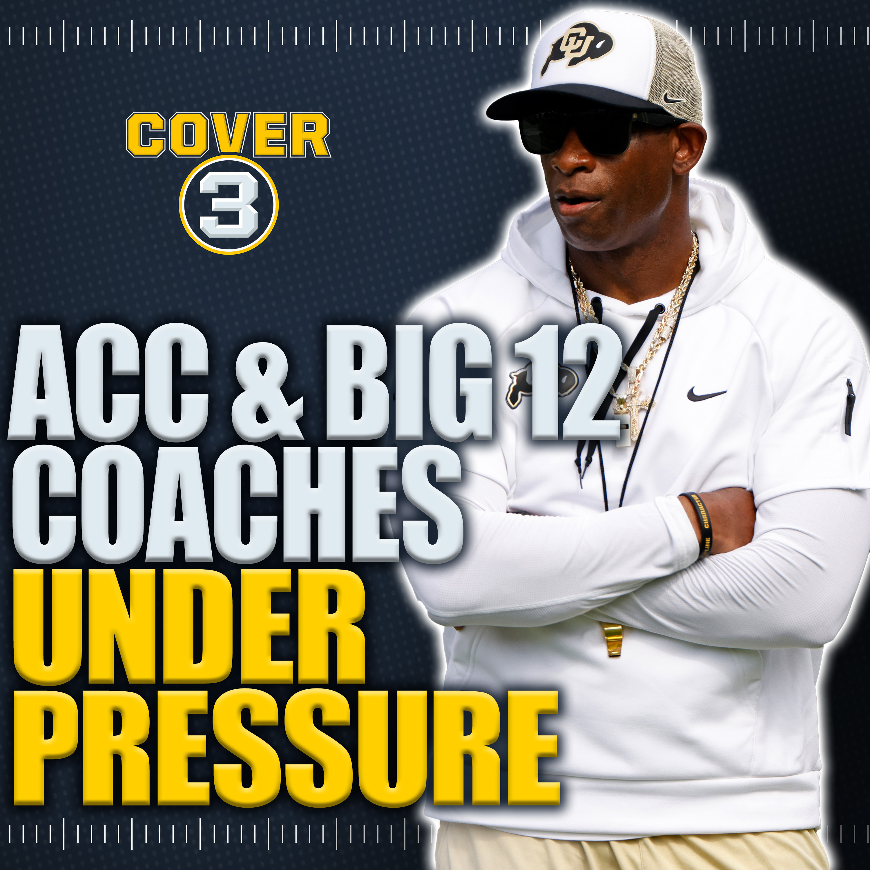5 ACC & Big 12 Coaches Under Pressure To Over perform in 2025 | If Vegas Is Right | Cover 3 episode artwork