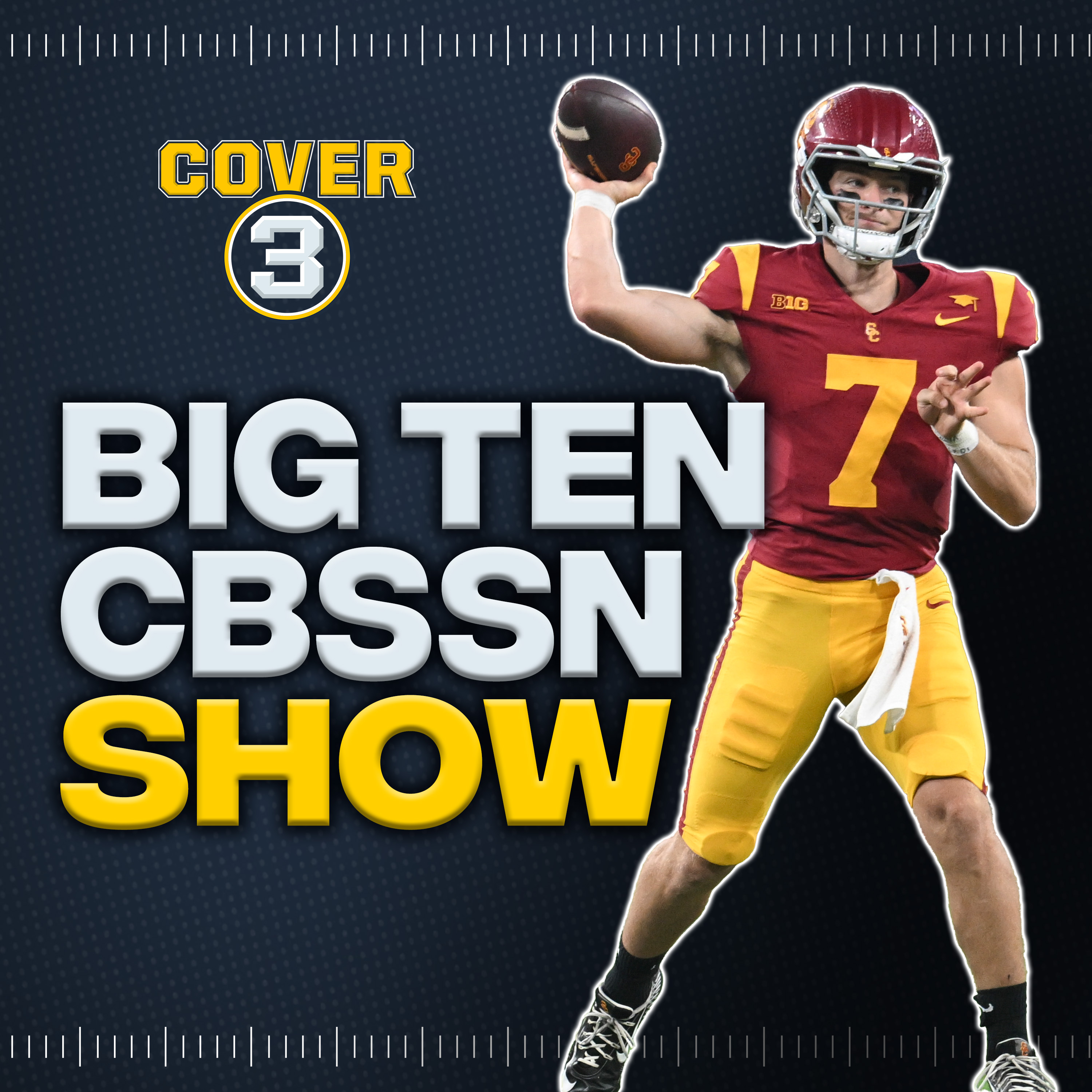 BIG TEN SHOW: Week 2 Preview | Michigan-Texas | Nebraska-Colorado | Poll Reaction | Cover 3 on CBSSN episode artwork