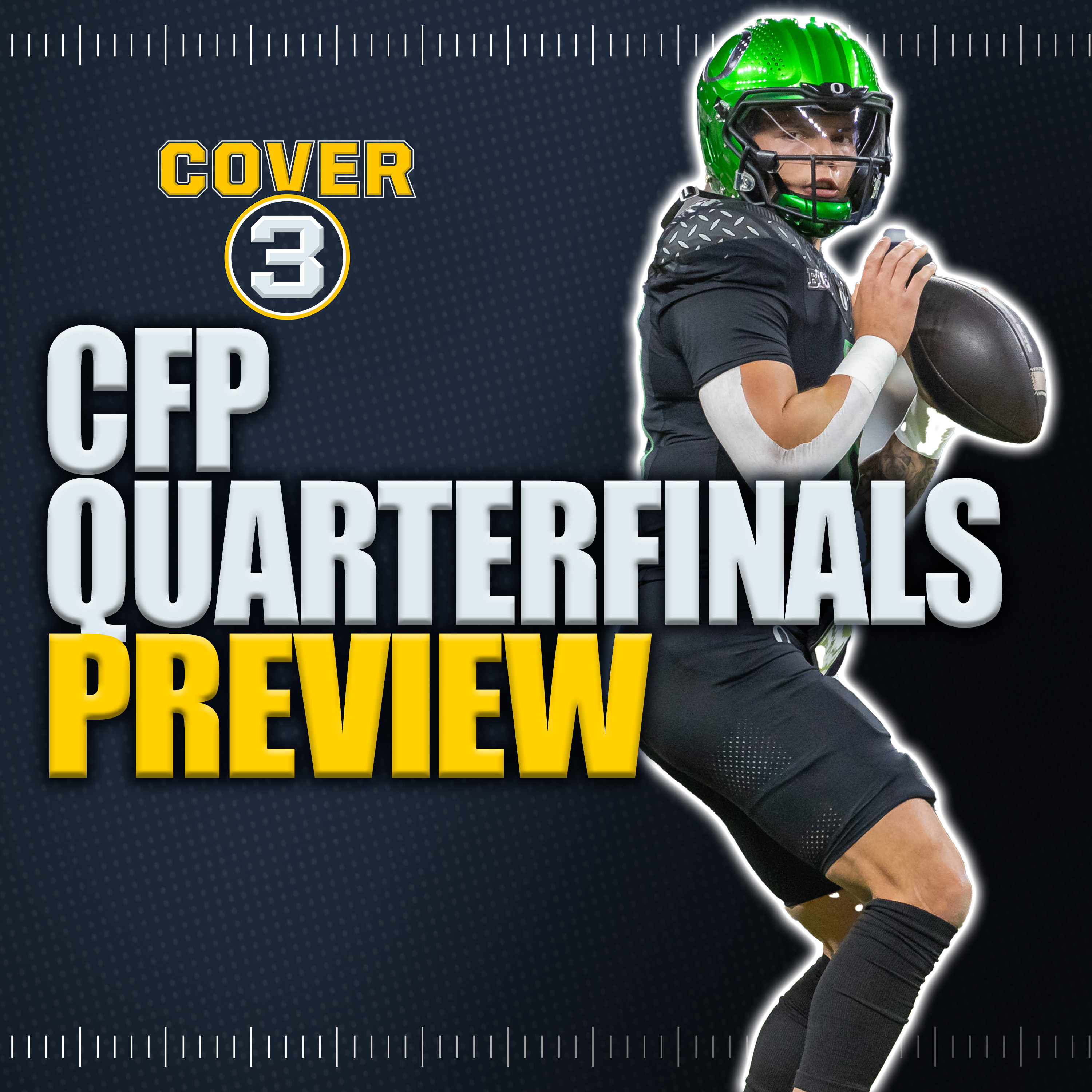 Big Game Breakdown: Keys to the game for the CFP Quarterfinals | Cover 3 Podcast episode artwork
