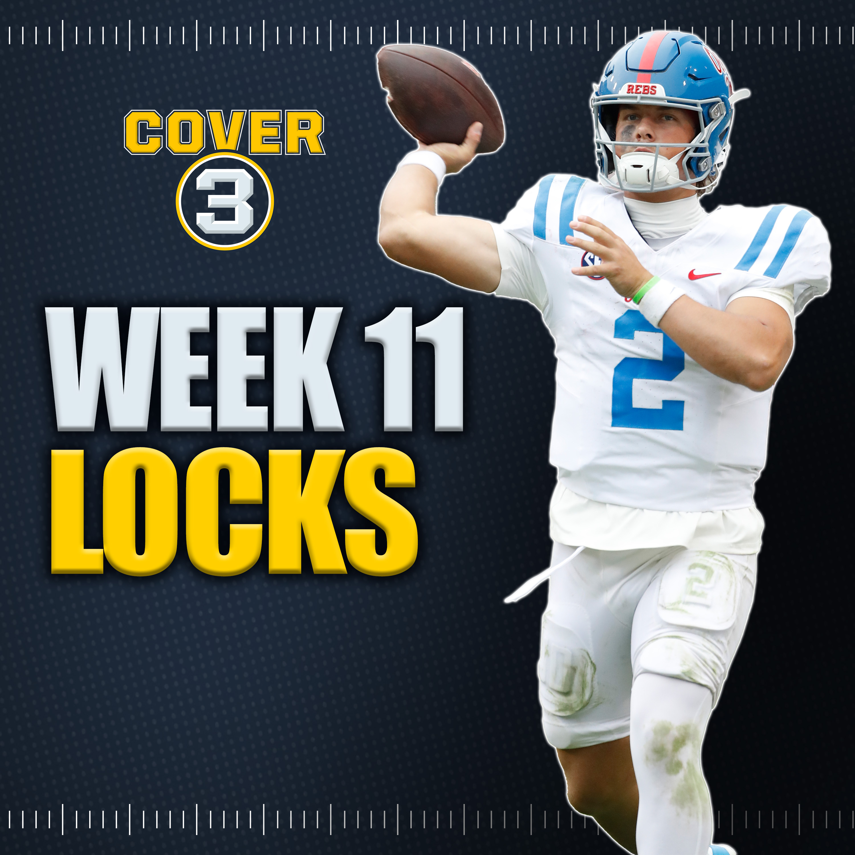 Week 11 LOCKS: Best Bets, Odds & Picks for College Football! | Georgia-Ole Miss, Alabama-LSU episode artwork