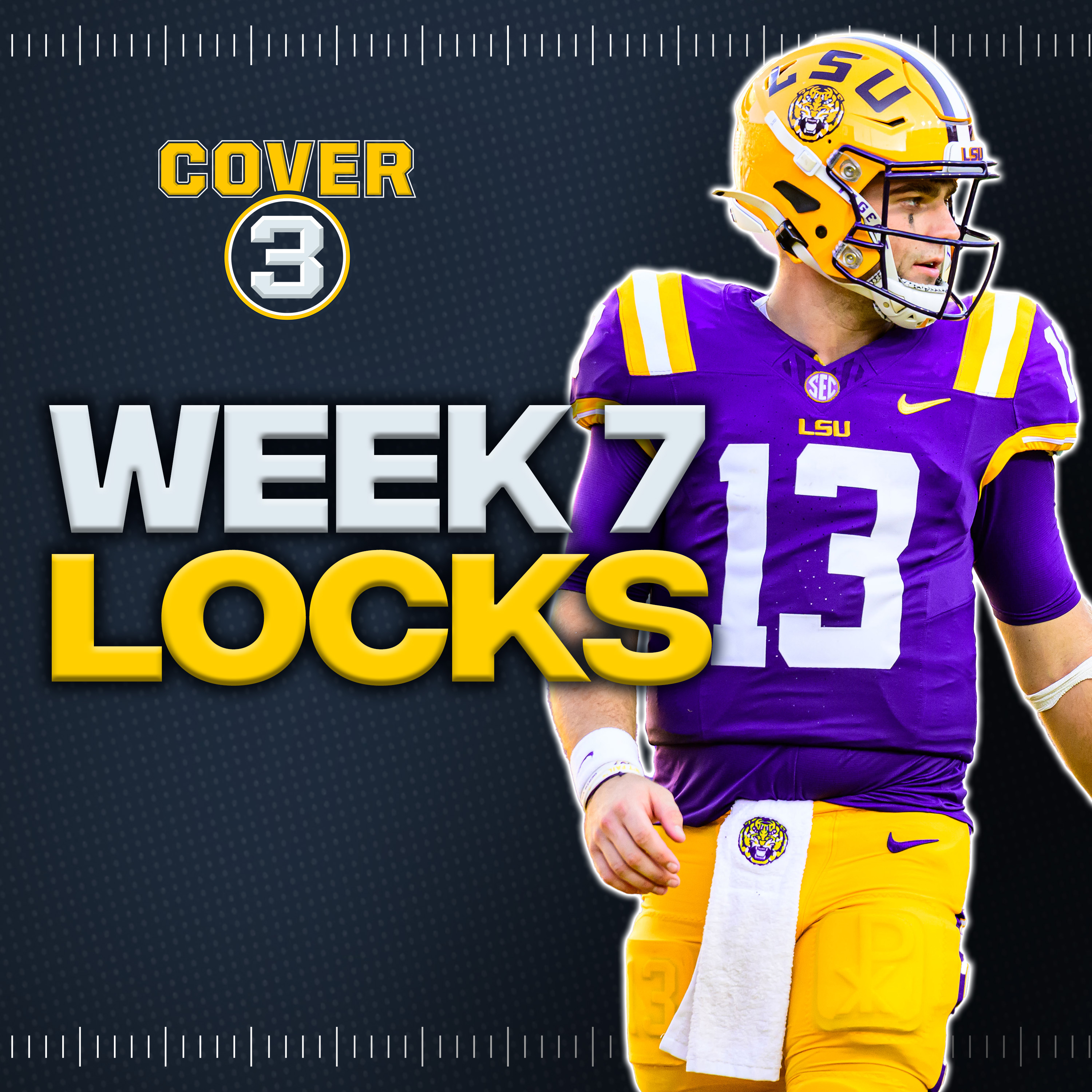 Week 7 LOCKS: Best Bets, Odds & Picks for College Football! | Ohio State-Oregon I Cover 3 Podcast episode artwork