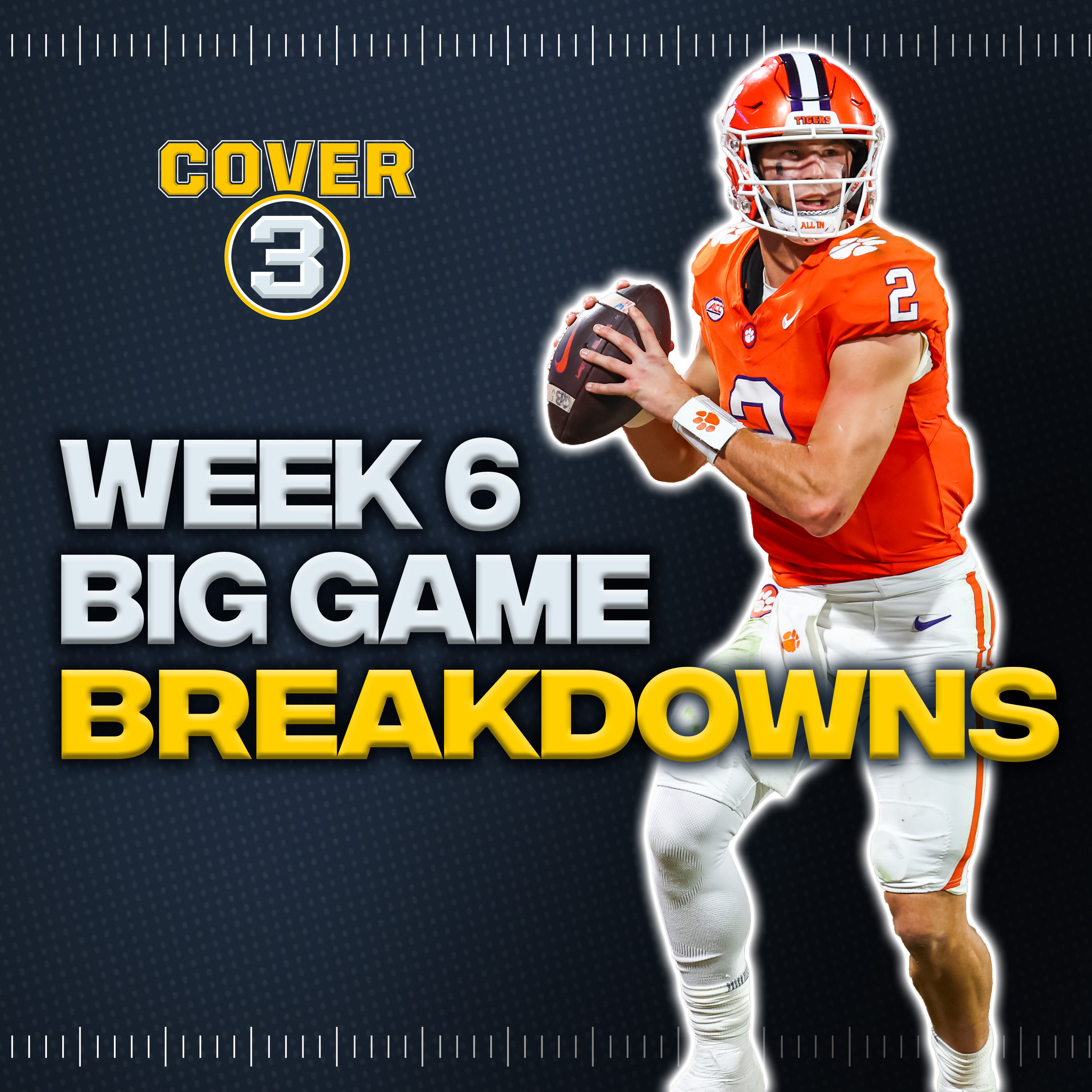 Big Game Breakdown: Keys For Clemson-FSU, Missouri-Texas A&M, USC-Minnesota  | Cover 3 episode artwork