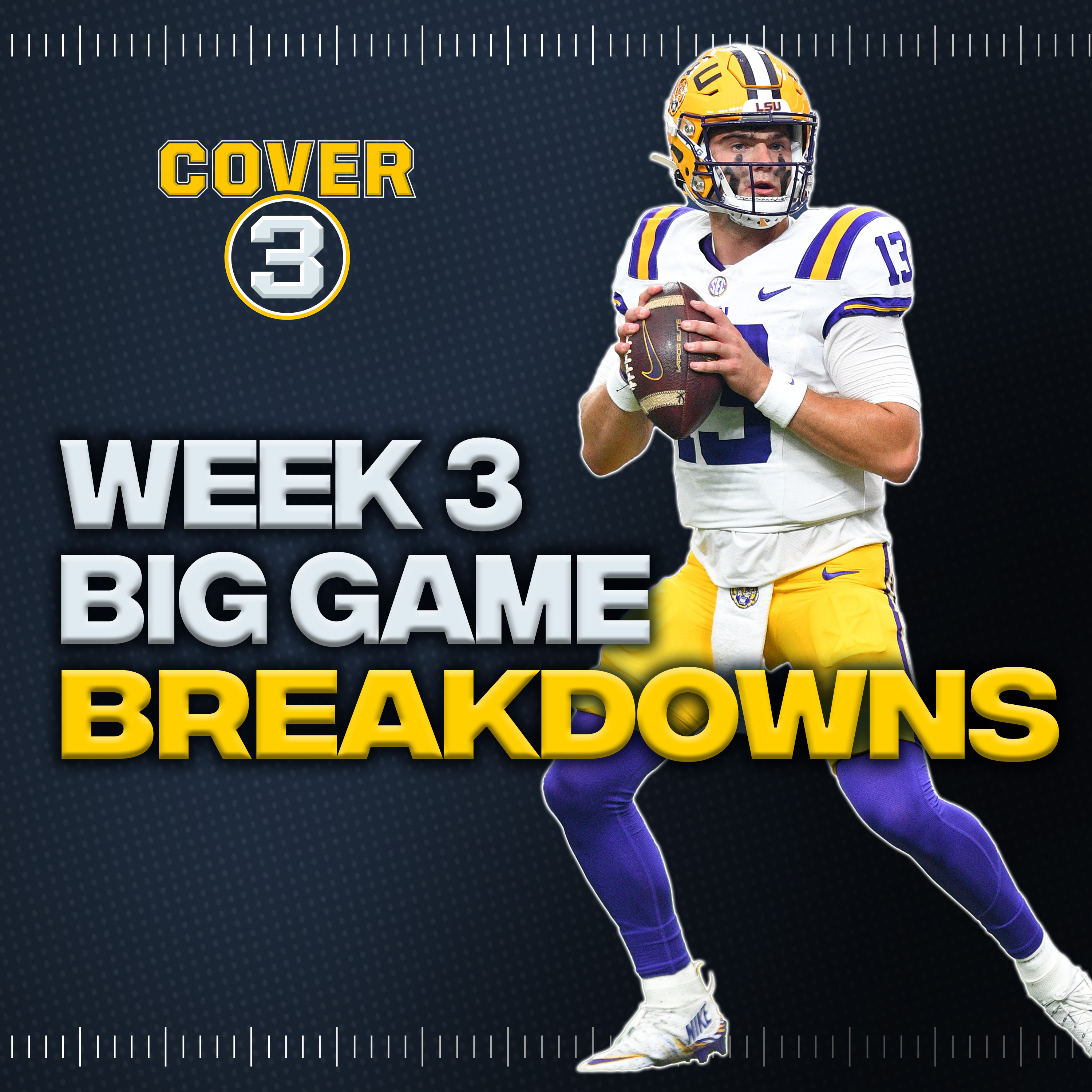 Big Game Breakdowns: Arizona-Kansas State & LSU-SouthCarolina | Latest CFB News | Cover 3 Podcast episode artwork