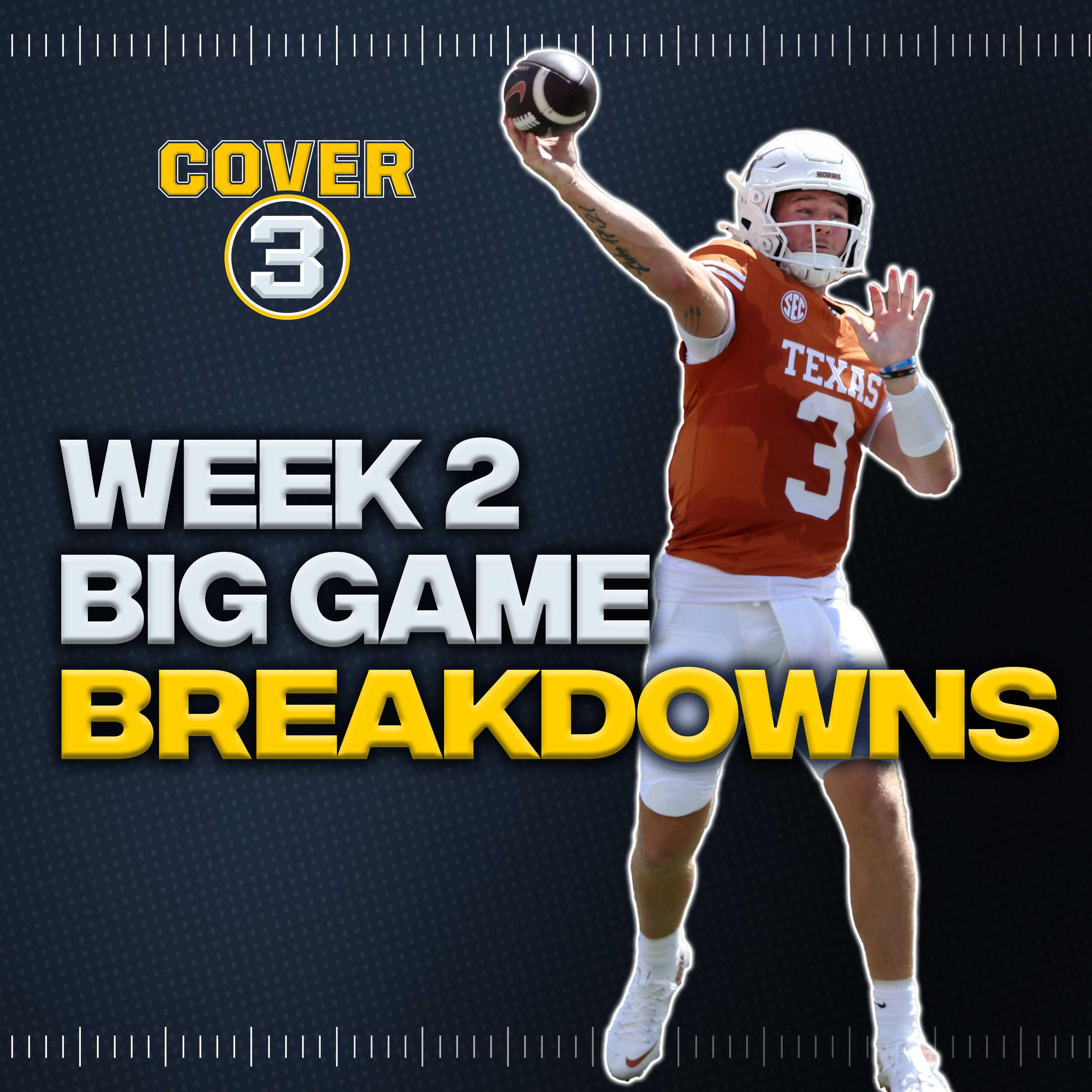 Big Game Breakdown: Iowa-Iowa State, Tennessee-NC State, More! | Cover 3 Podcast episode artwork