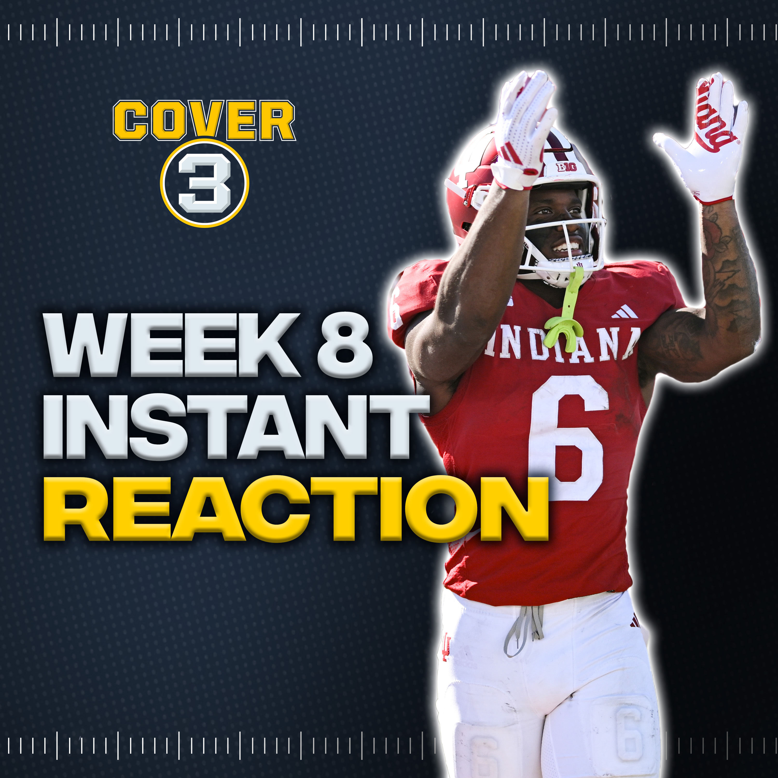 Week 8 INSTANT REACTION | Georgia tops Texas I Indiana Dominates Nebraska | Tennessee Defeats Alabama |  Cover 3 Podcast