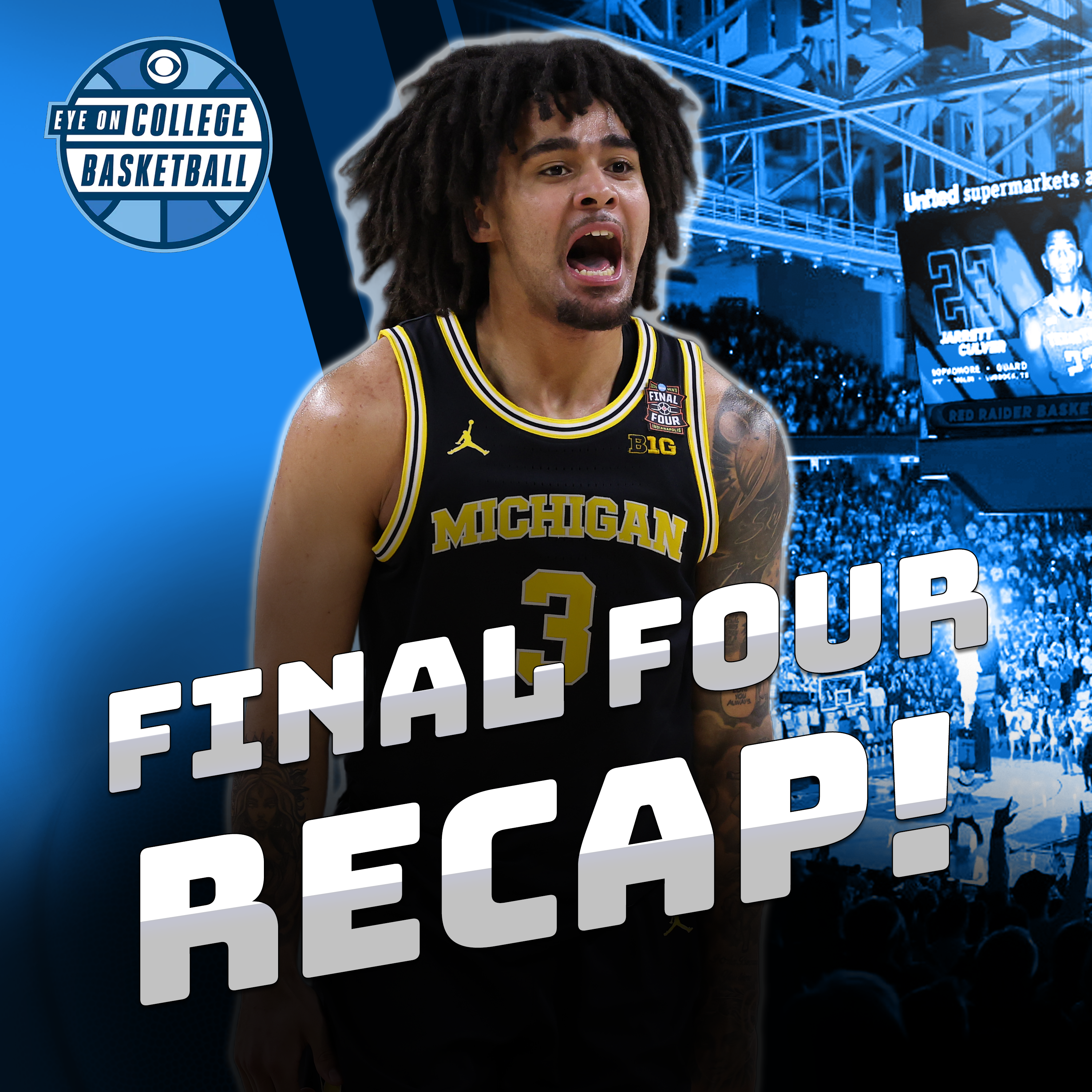 FINAL FOUR REACTION: Michigan mutilates Arizona 😱 UConn wins a grinder over Illinois episode artwork